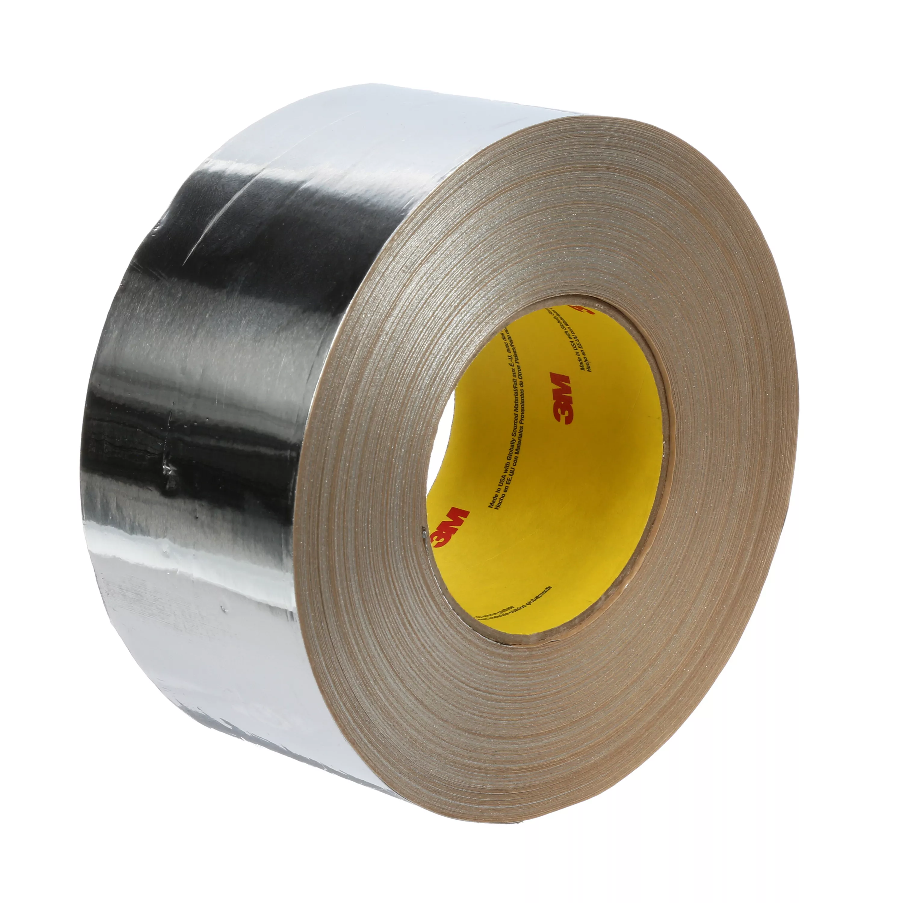 3M™ Venture Tape™ Aluminum Foil Tape 1520CW, Silver, 63.5 mm x 45.7 m, 3.2 mil, 20 Rolls/Case