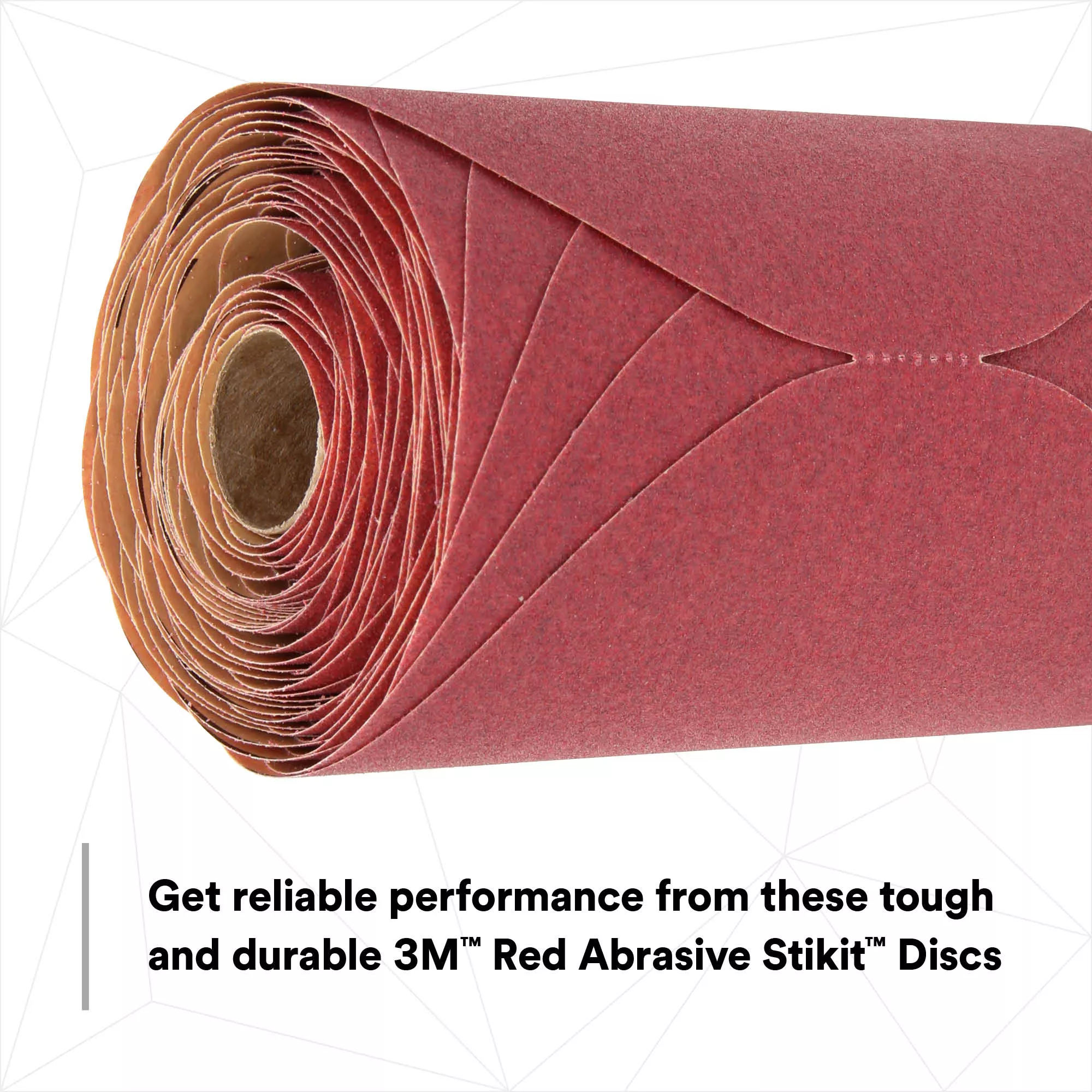 SKU 7000119771 | 3M™ Red Abrasive Stikit™ Disc