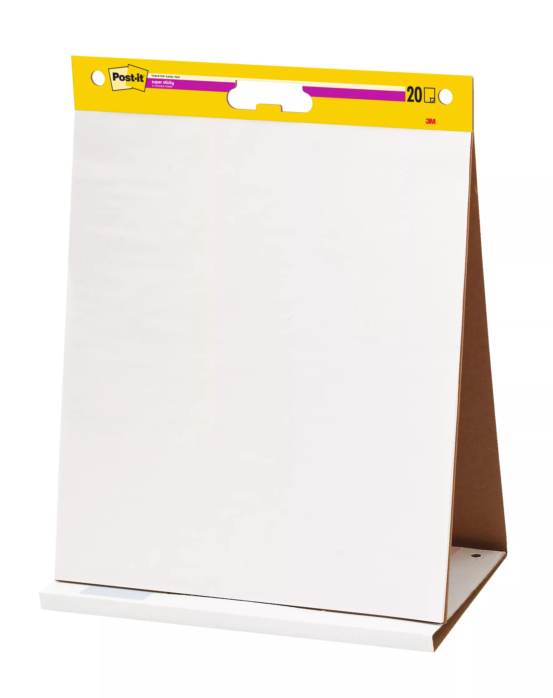 Post-it® Meeting Chart 563R, White, 58,4x50,8cm, 20 Shts/EA, 6 EA/CV,
100% PEFC, SGSCH-PEFC-COC-110078