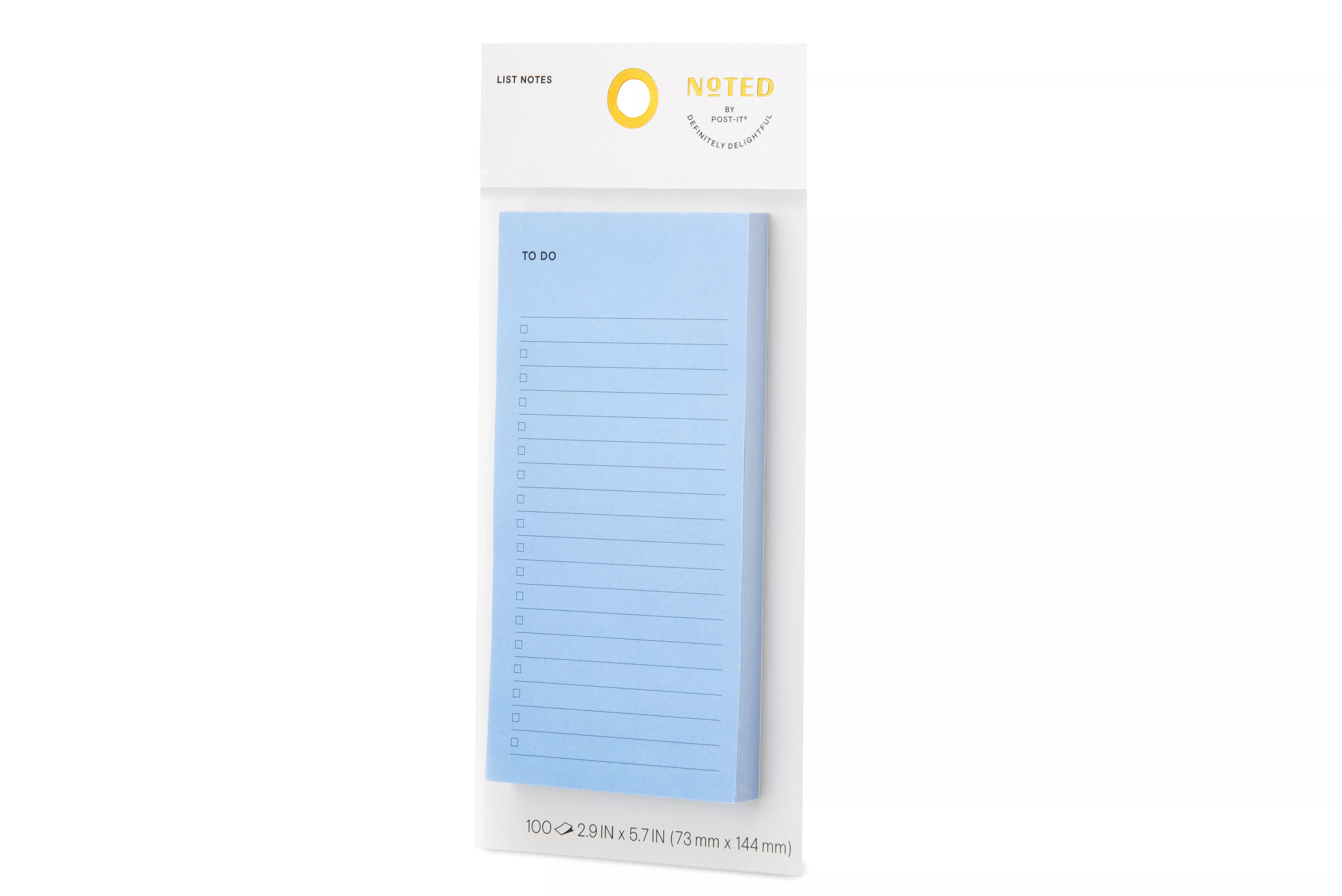 SKU 7100256536 | Post-it® Printed Notes NTD-36-BLU3