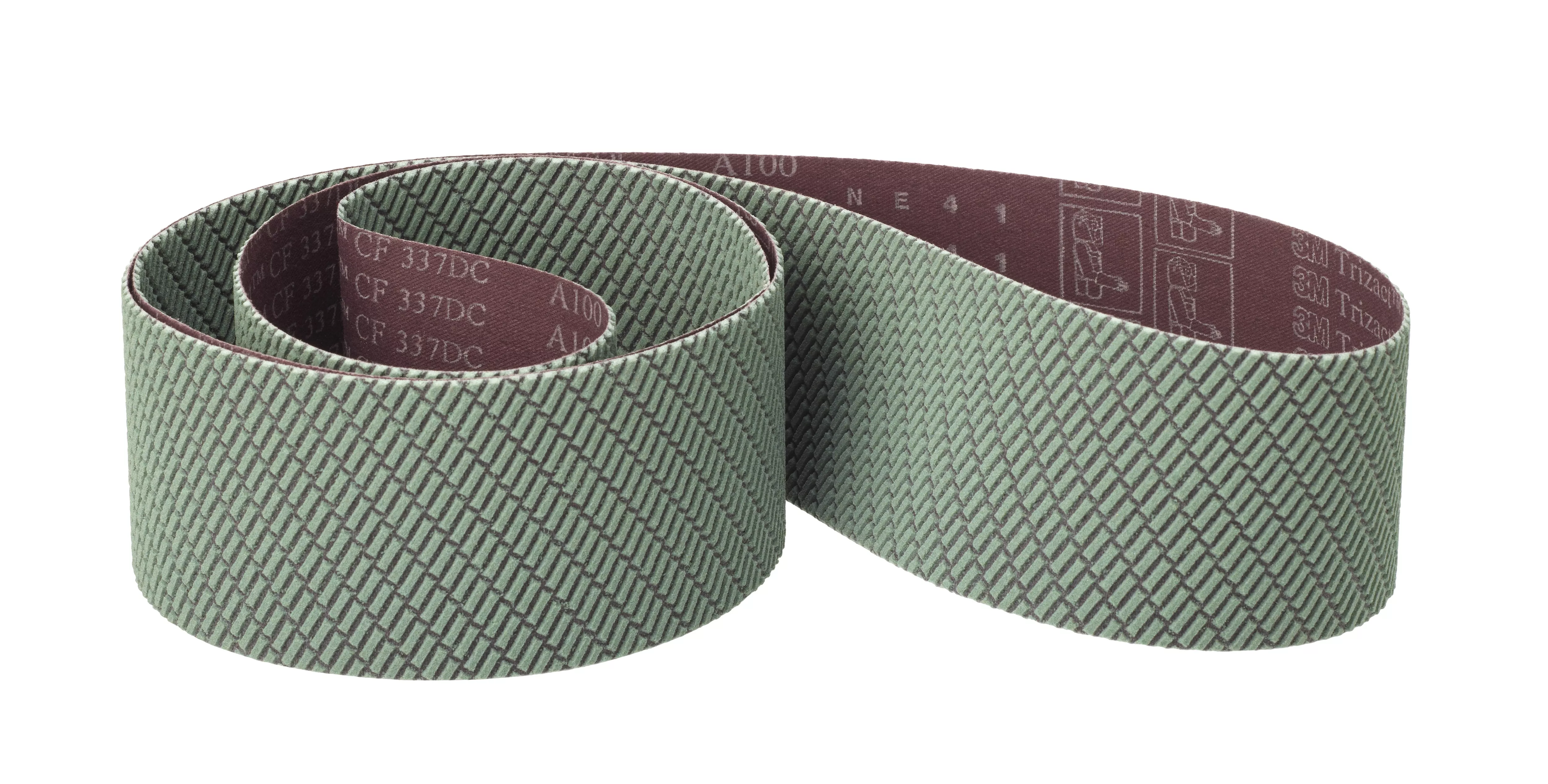 3M™ Trizact™ Cloth Belt 337DC, 3 1/2 in x 15 1/2 in, A160, X-weight, 10/Pac, 50 ea/Case