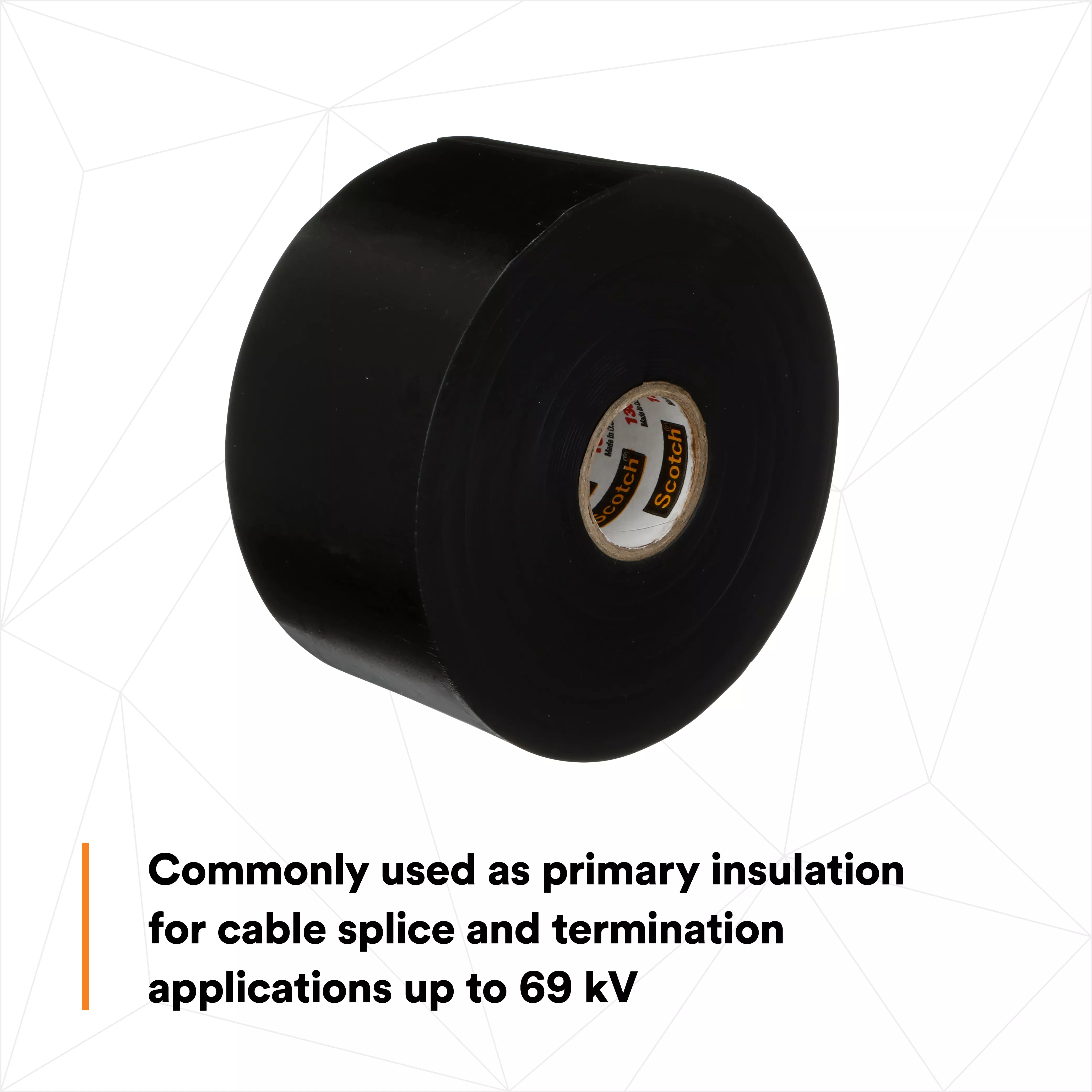 SKU 7000006091 | Scotch® Linerless Rubber Splicing Tape 130C