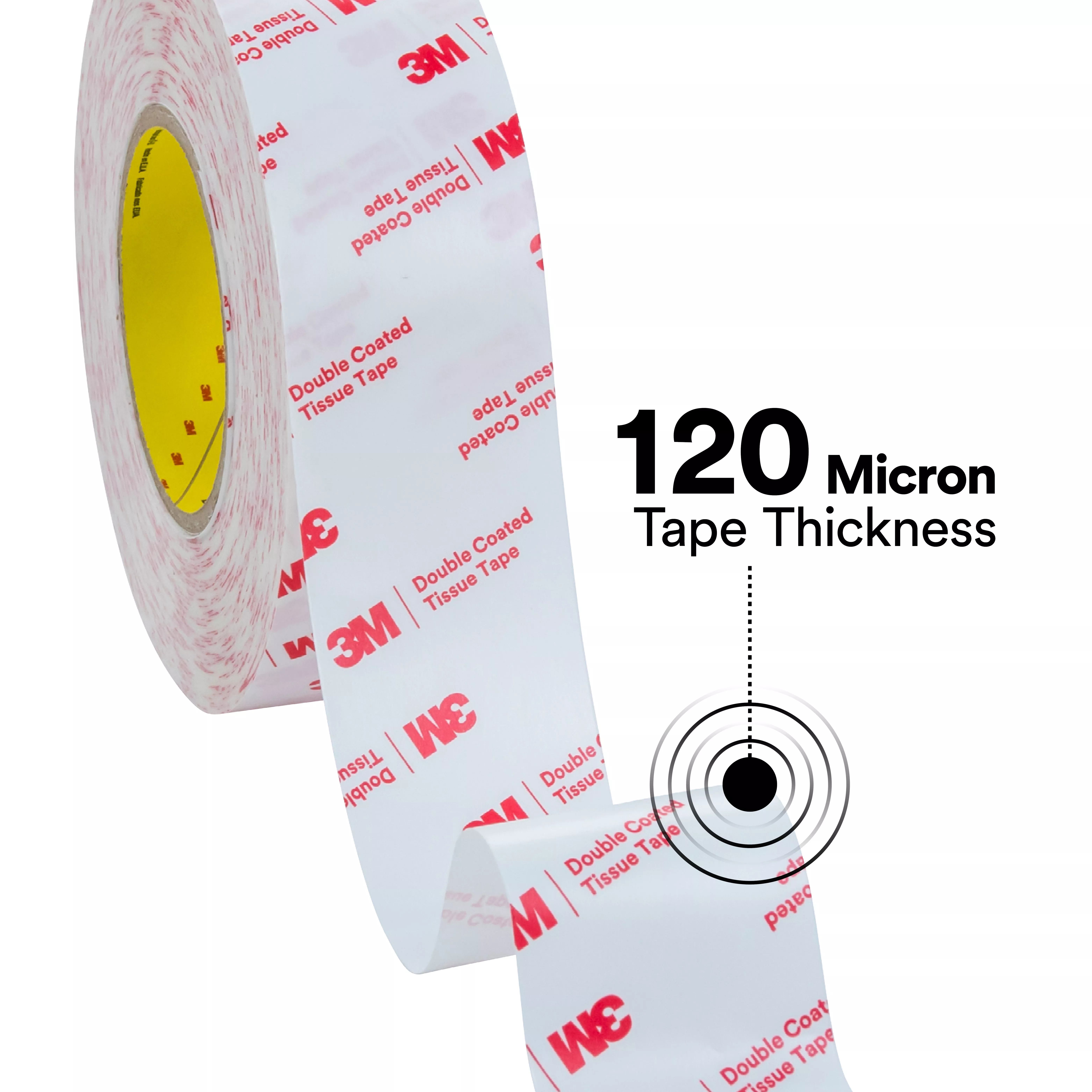 SKU 7100283869 | 3M™ Double Coated Tissue Tape 56212