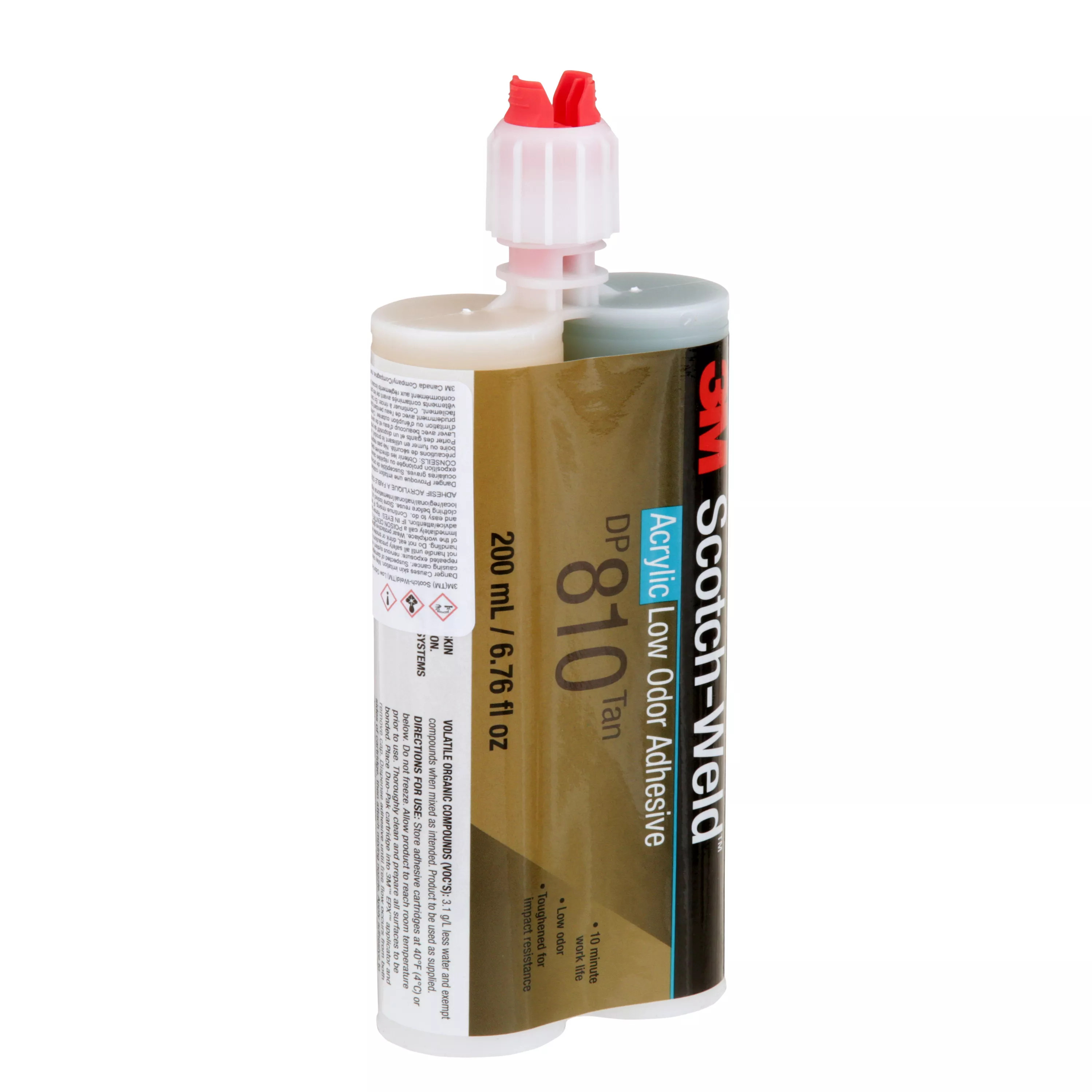 SKU 7000121267 | 3M™ Scotch-Weld™ Low Odor Acrylic Adhesive DP810