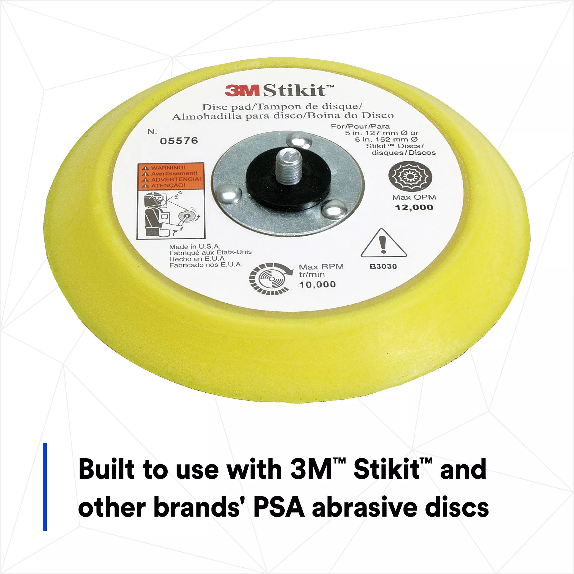 SKU 7000045680 | 3M™ Stikit™ Abrasive Disc Back-up Pad05576