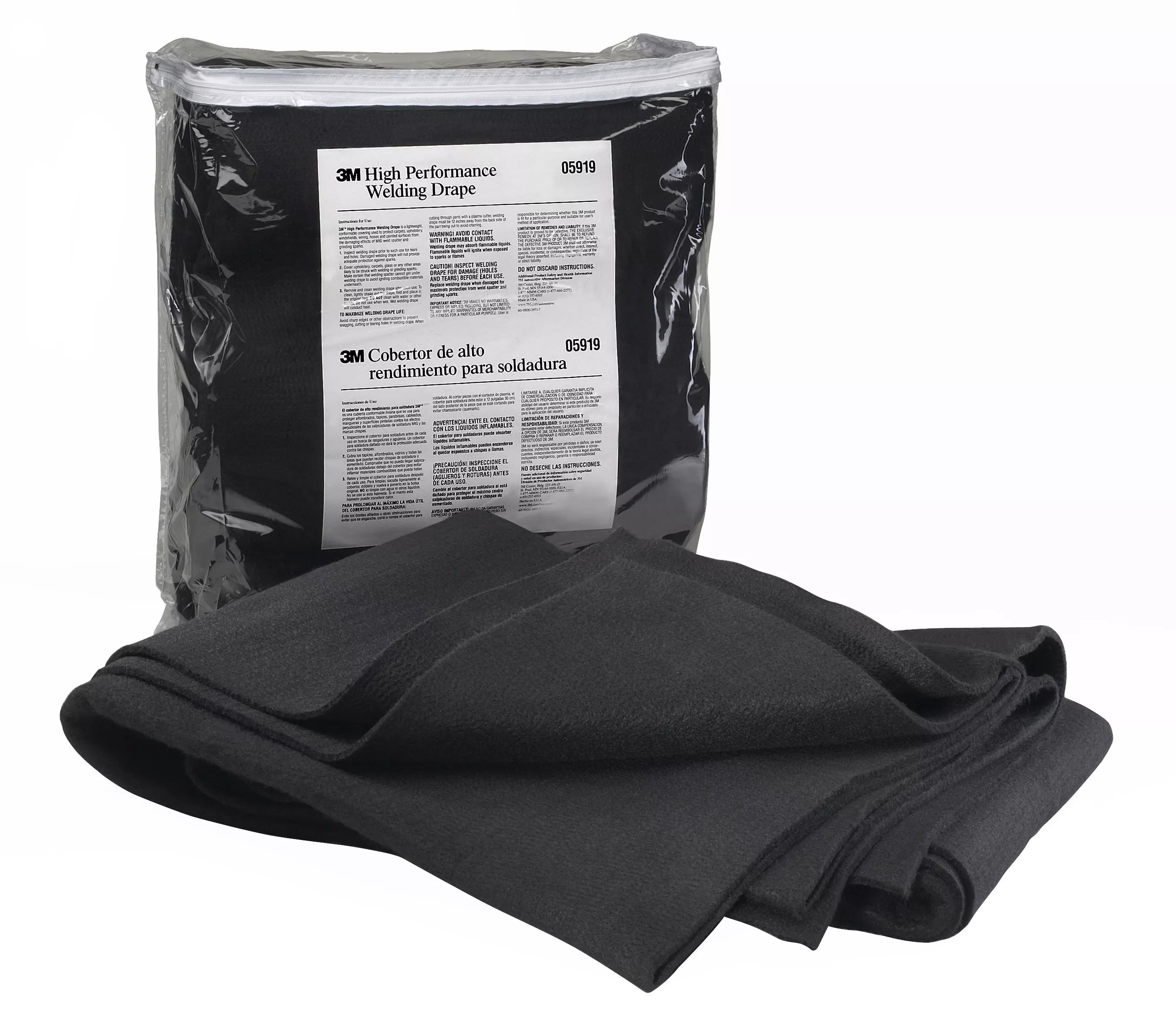 3M™ High Performance Welding Drape 05919, 57 in x 80 in, 1/Case