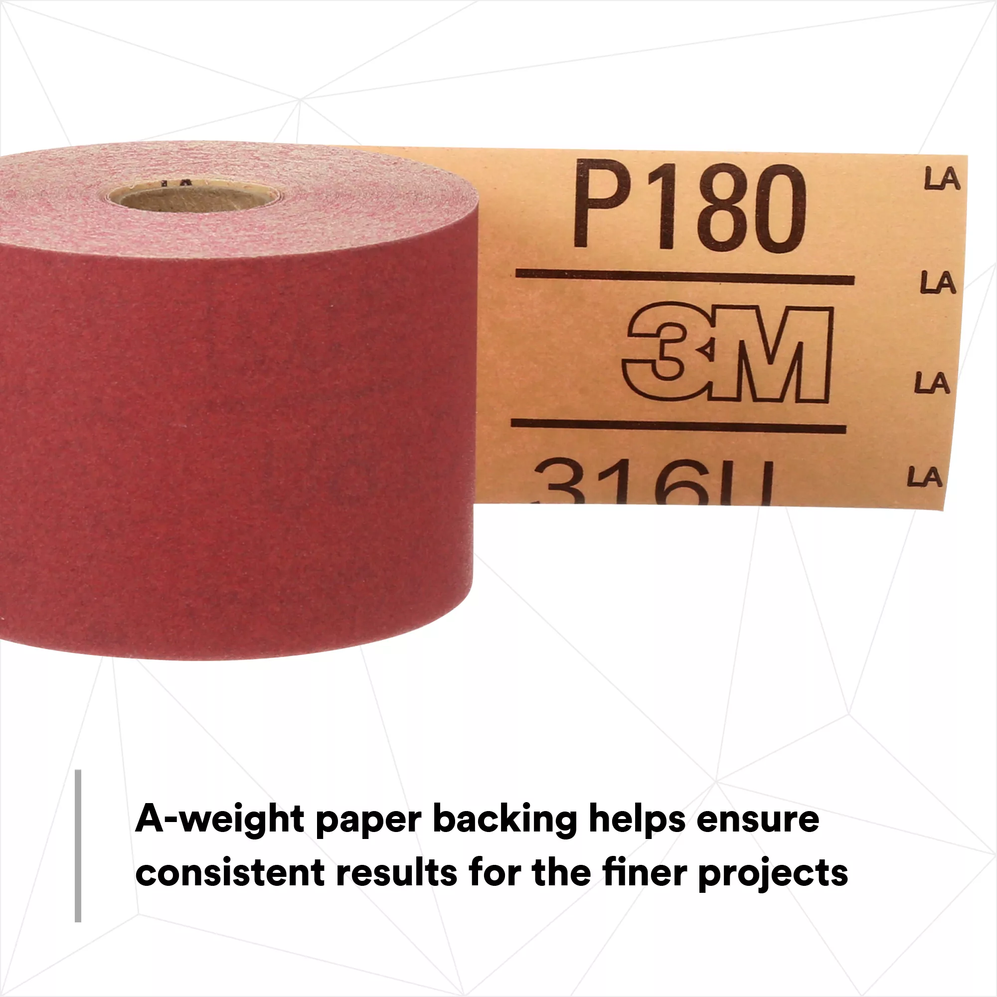 Product Number 316U | 3M™ Red Abrasive Stikit™ Sheet Roll