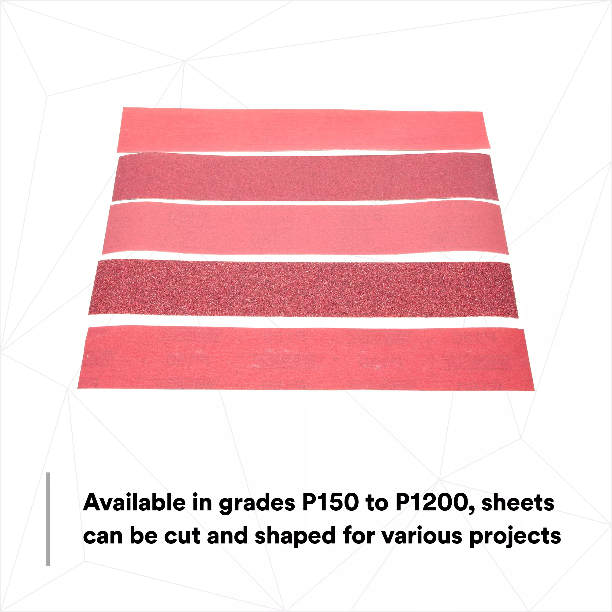 SKU 7000119930 | 3M™ Red Abrasive Stikit™ Sheet Roll