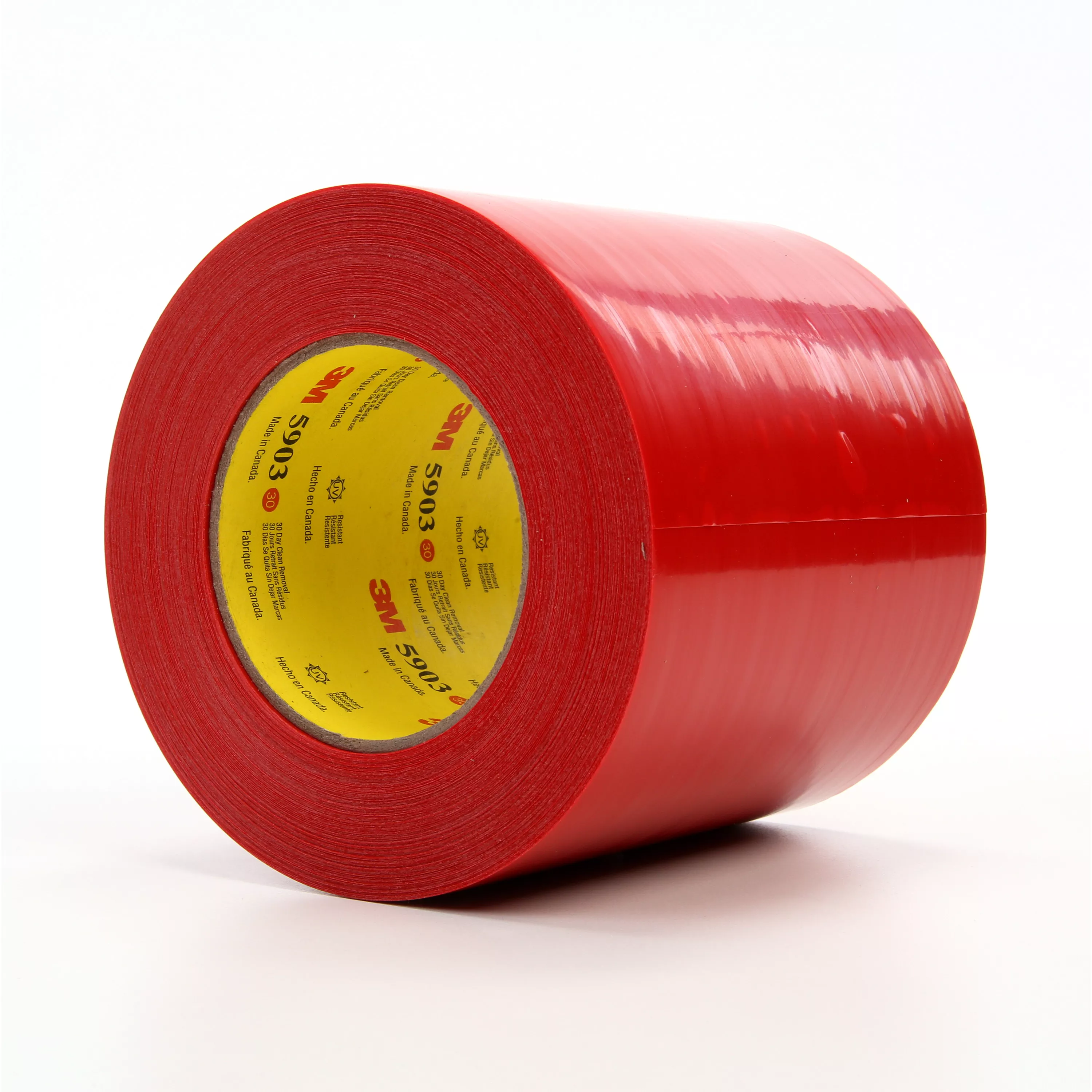3M™ Outdoor Masking Poly Tape 5903, Red, 5 in x 60 yd, 7.5 mil, 8
Roll/Case