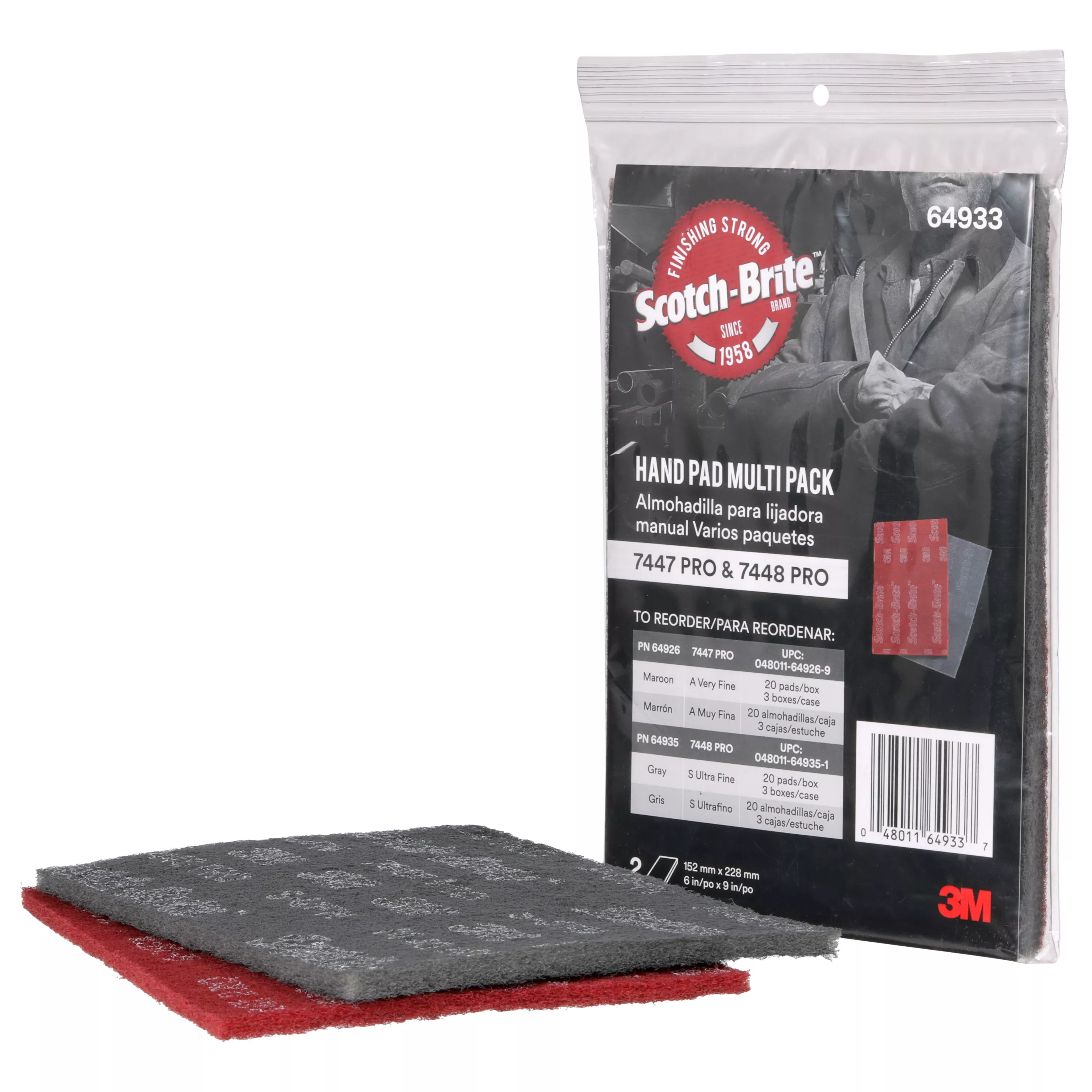 SKU 7100033494 | Scotch-Brite™ Pro Hand Pad