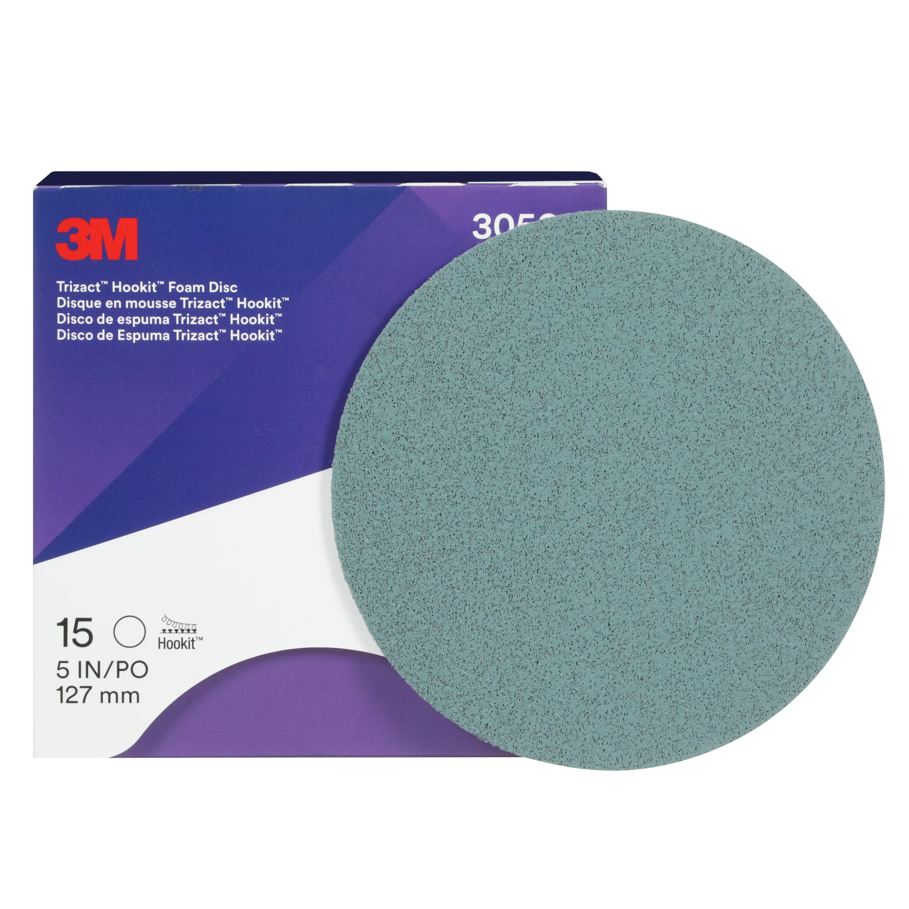 SKU 7000120107 | 3M™ Trizact™ Hookit™ Foam Abrasive Disc 30562