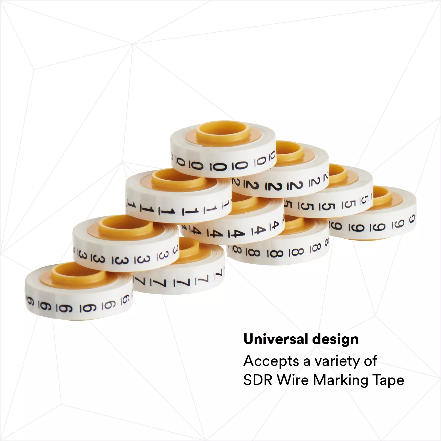 SKU 7000031483 | 3M™ ScotchCode™ Wire Marker Tape Dispenser STD