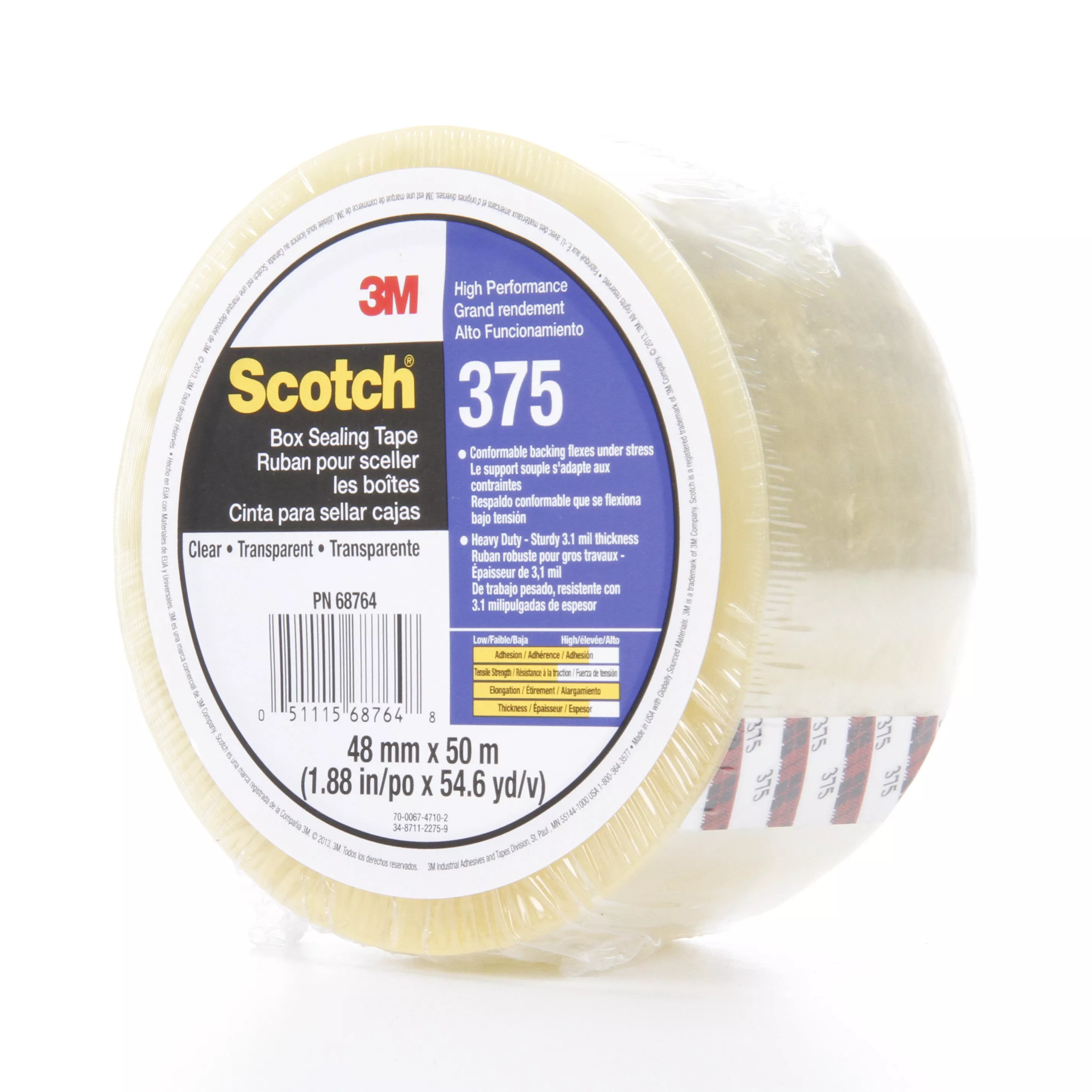 SKU 7010295456 | Scotch® Box Sealing Tape 375