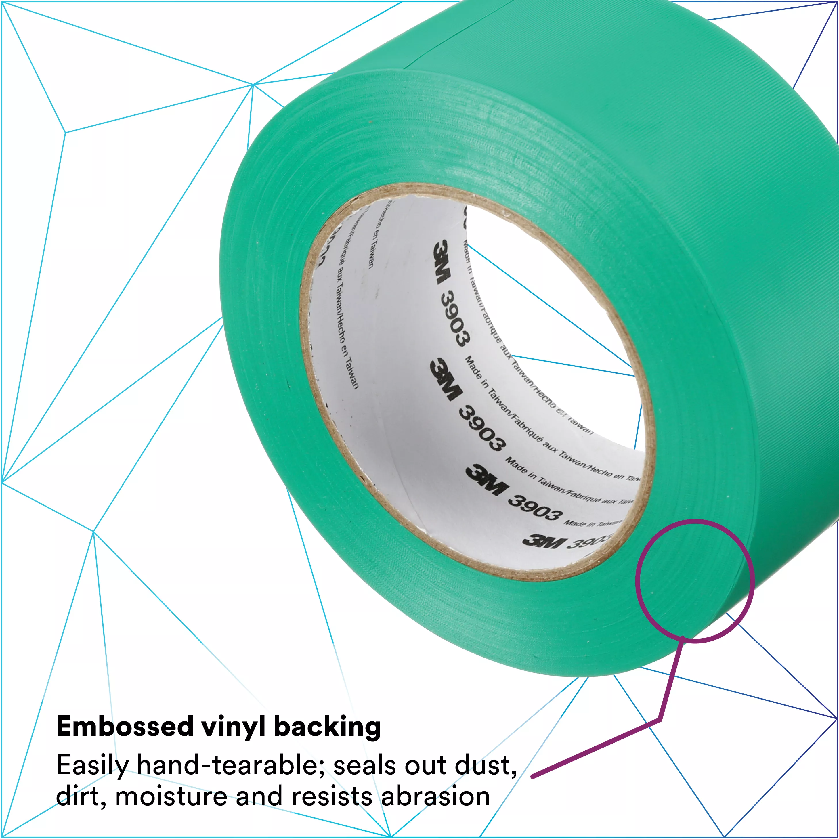 SKU 7100145926 | 3M™ Vinyl Duct Tape 3903