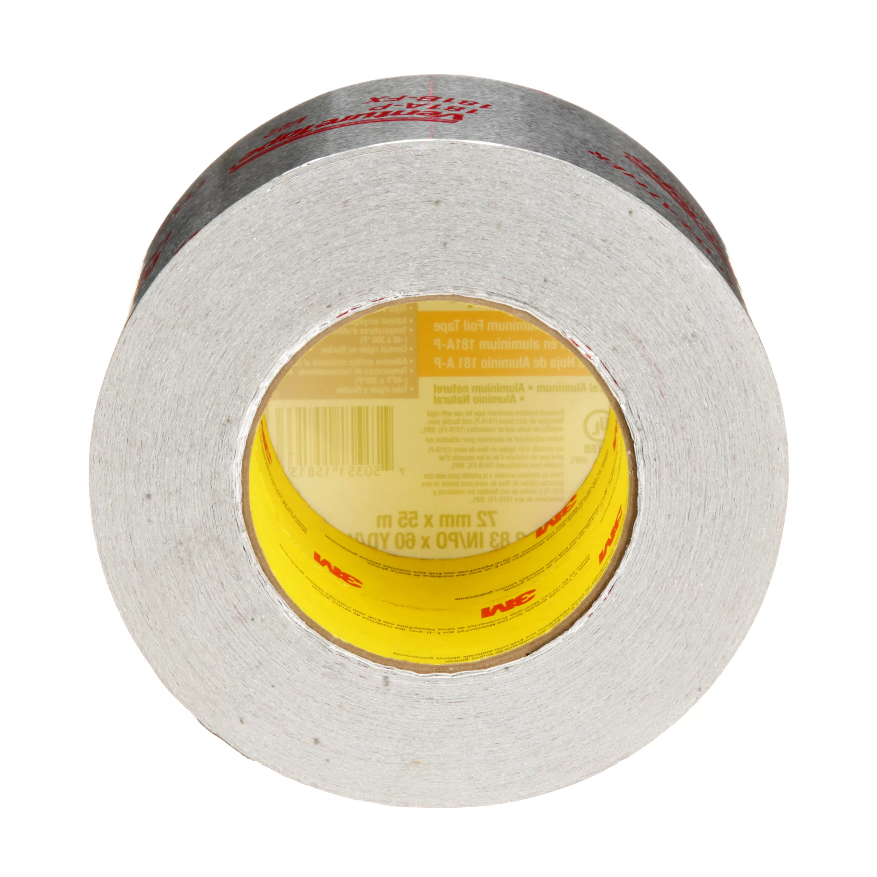 SKU 7100043929 | 3M™ Venture Tape™ UL181A-P Aluminum Foil Tape 1581A