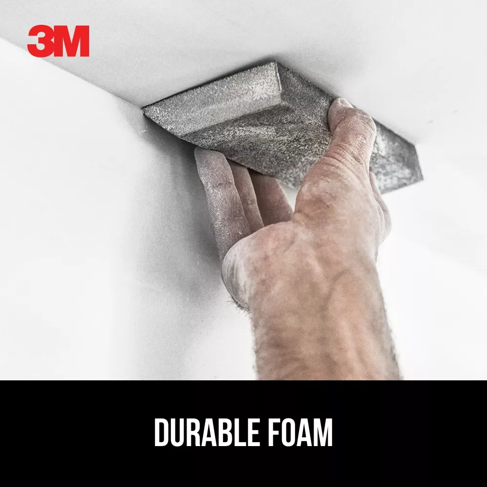 SKU 7010378796 | 3M™ Fine Grit Extra Large Angled Drywall Sanding Sponge