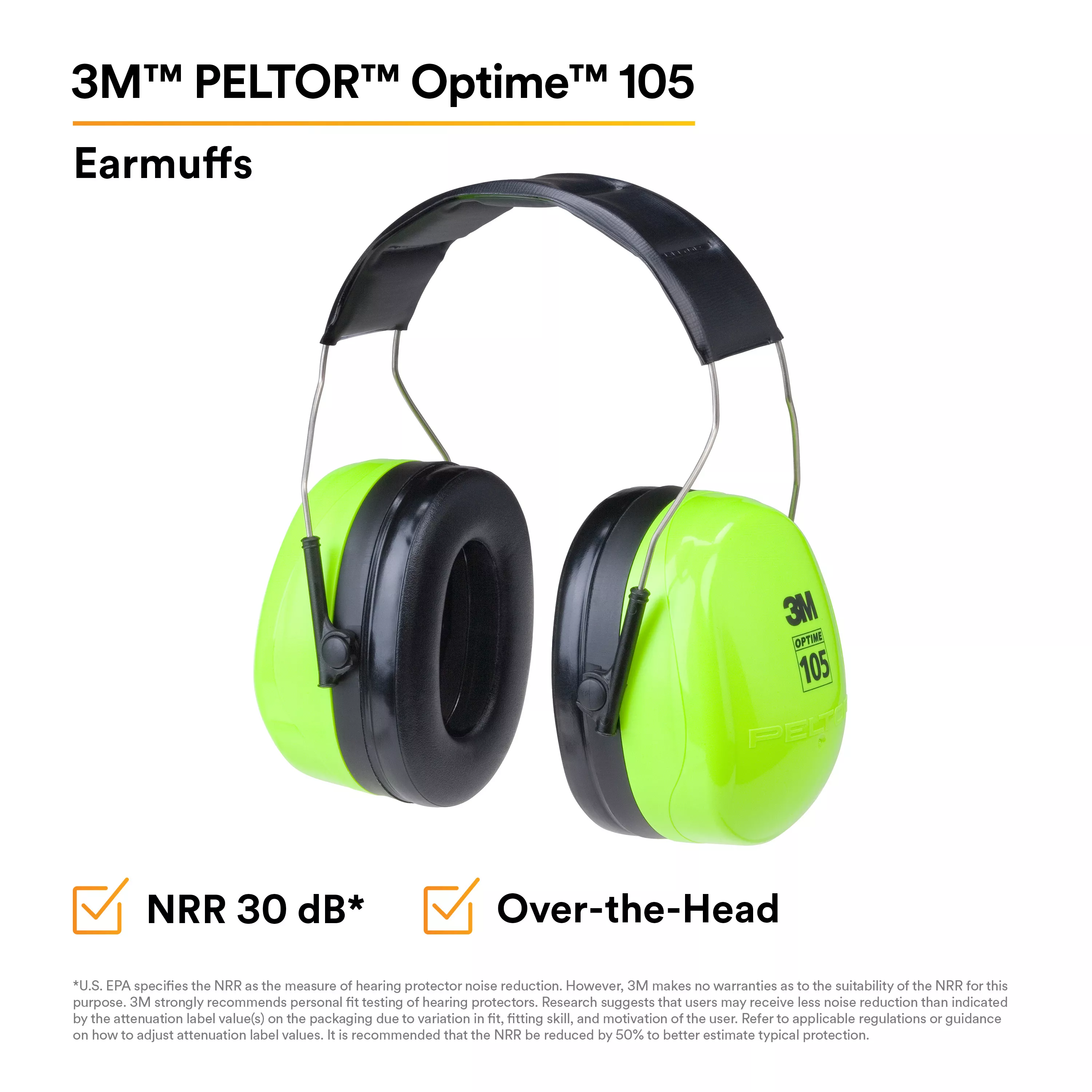 UPC 10093045981721 | 3M™ PELTOR™ Optime™ 105 Earmuffs H10A HV