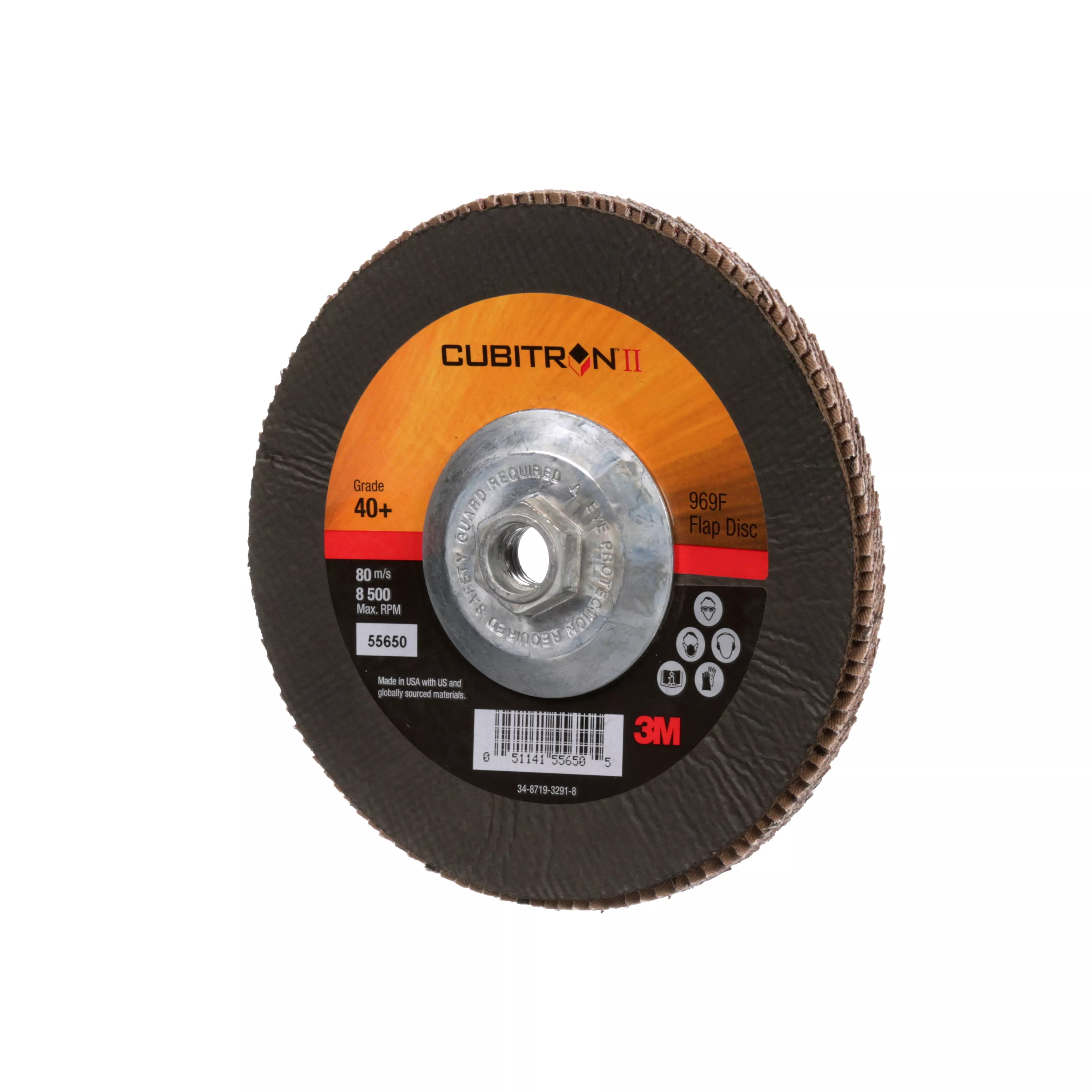 Product Number 967A | 3M™ Cubitron™ II Flap Disc 967A