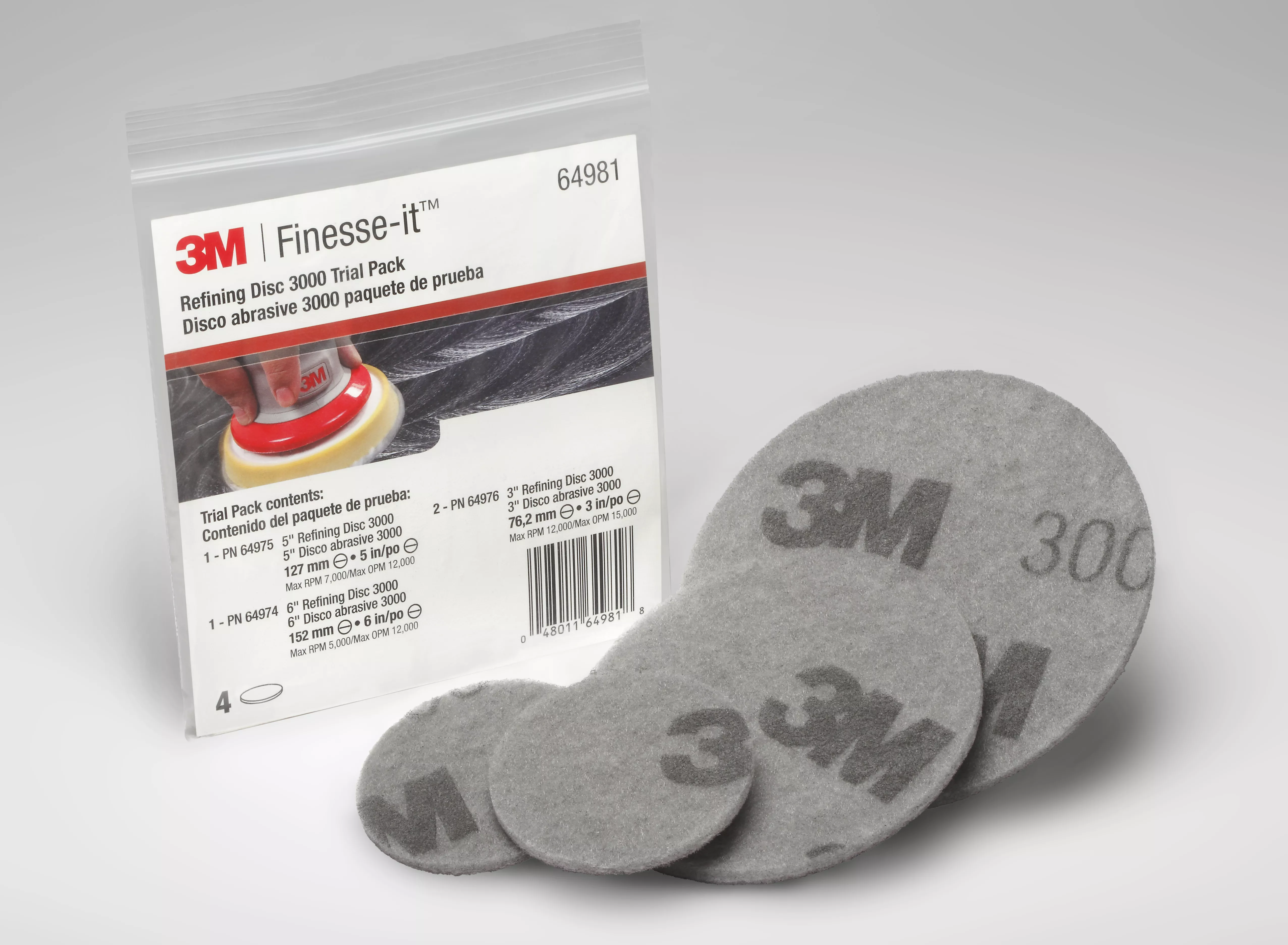 SKU 7010365562 | 3M™ Finesse-it™ Refining Disc 3000