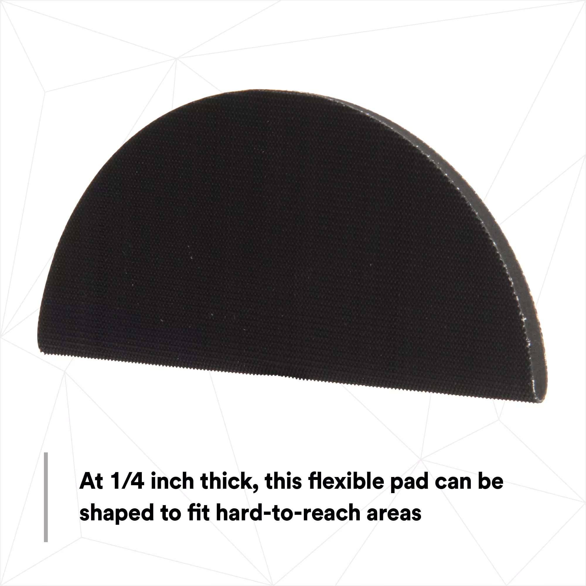 SKU 7000042724 | 3M™ Hookit™ Half Round Pad 05792