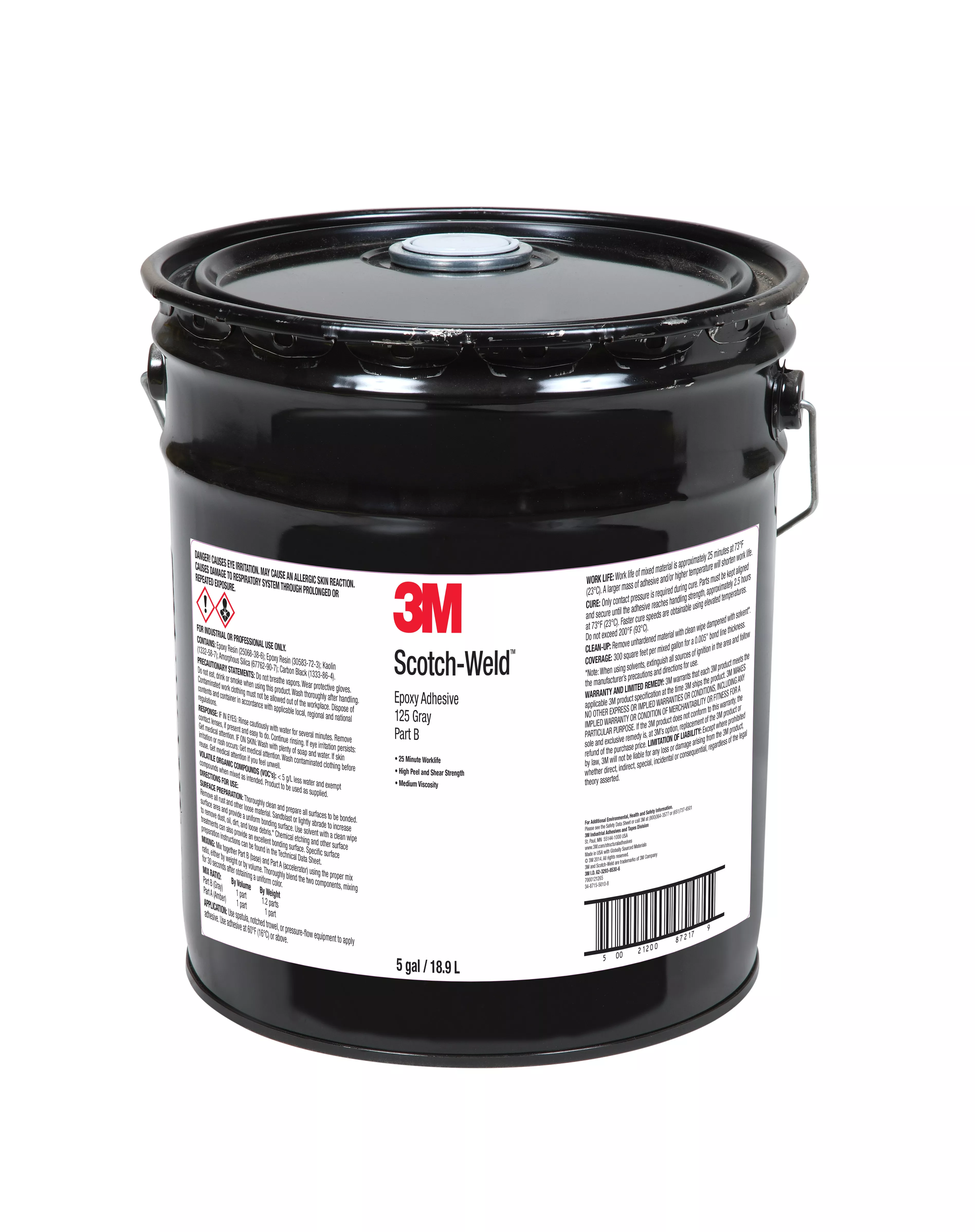 SKU 7100084538 | 3M™ Scotch-Weld™ Epoxy Adhesive 125