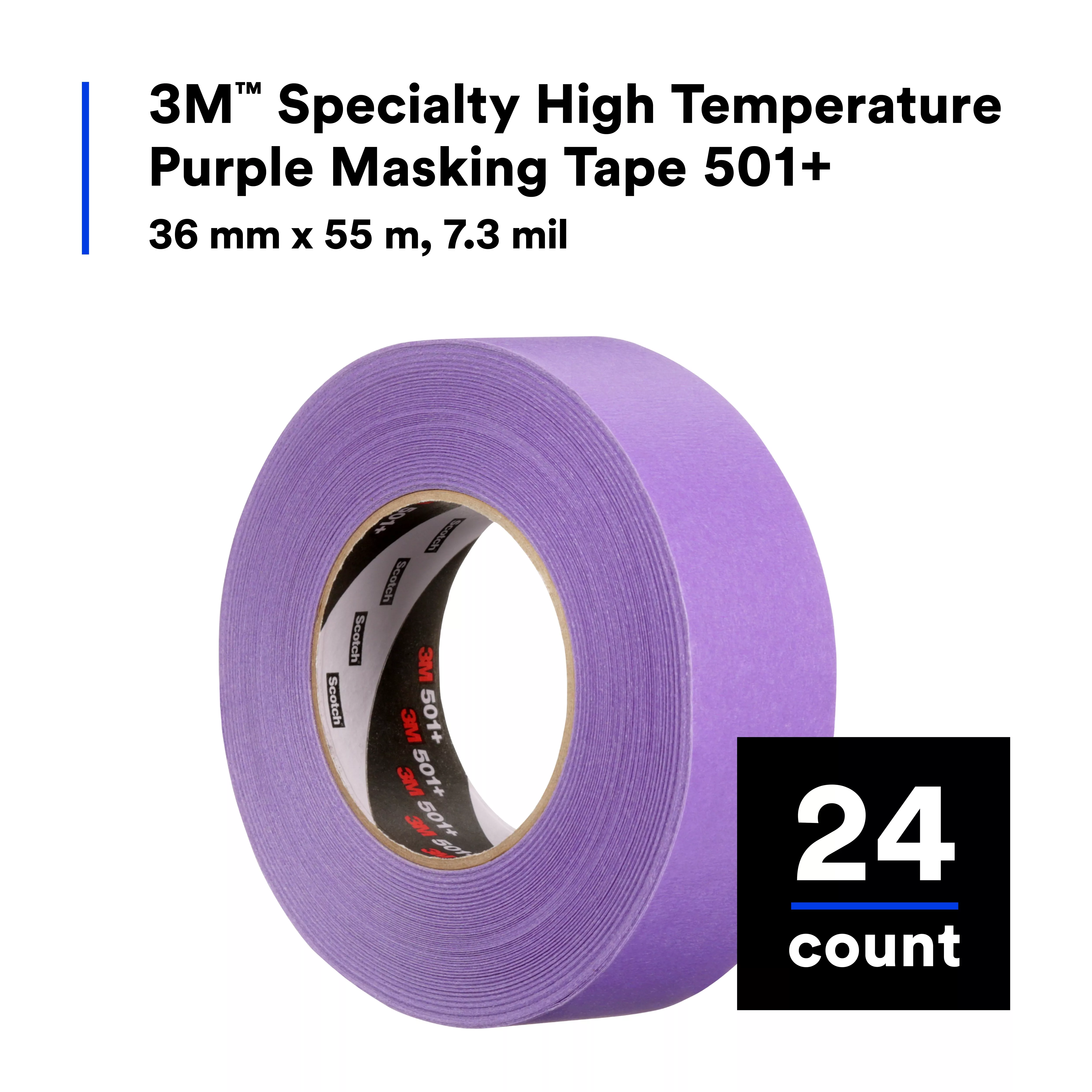 SKU 7100086190 | 3M™ Specialty High Temperature Masking Tape 501+