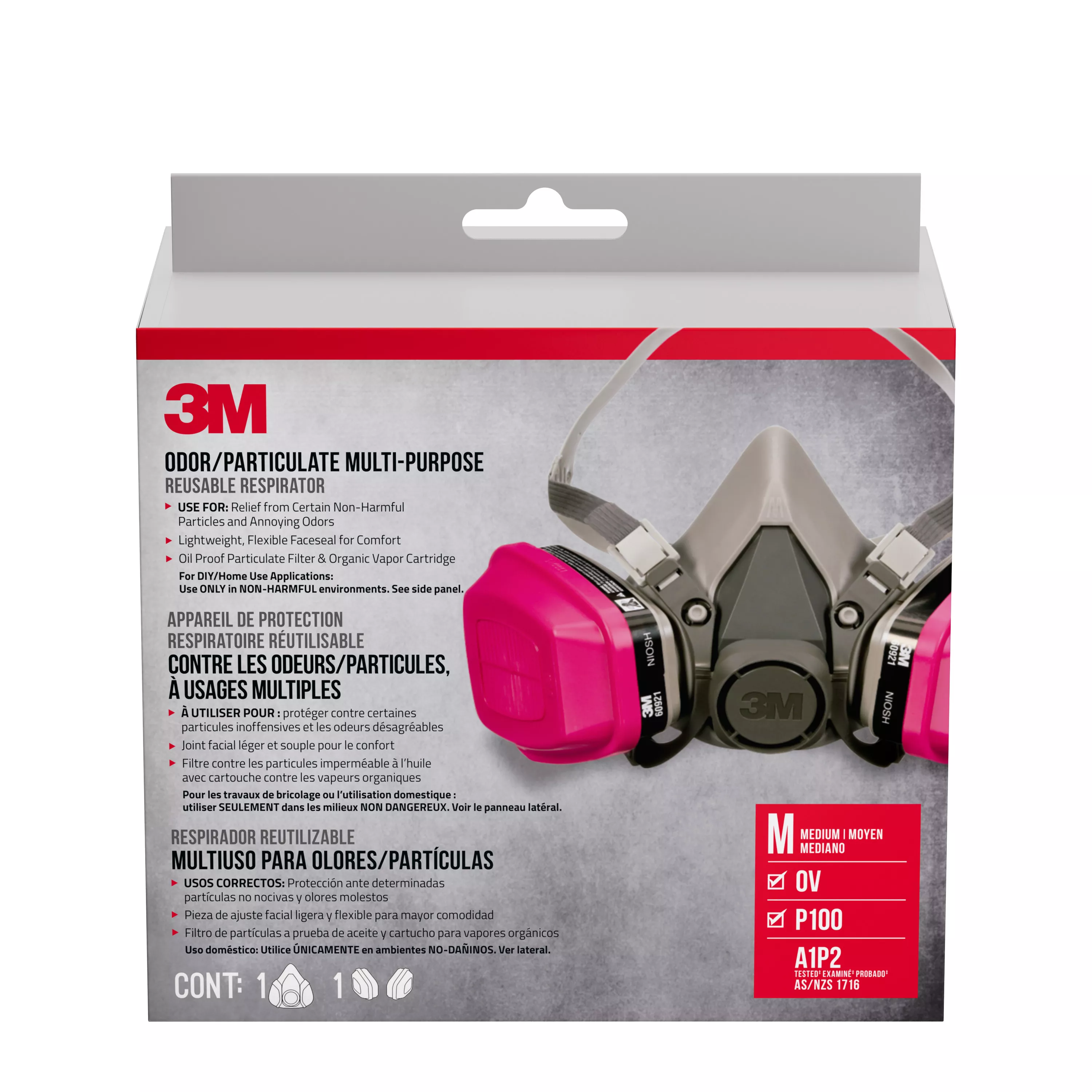 SKU 7100155156 | 3M™ Household Multi-purpose Respirator