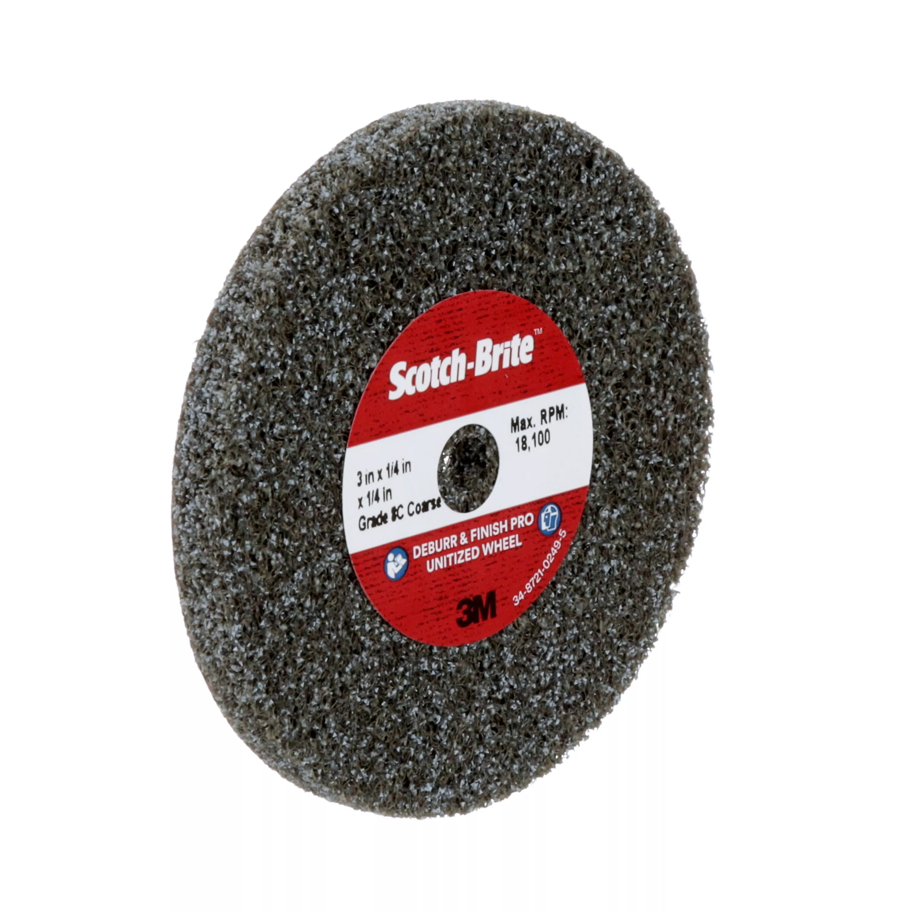 SKU 7100105529 | Scotch-Brite™ Deburr & Finish Pro Unitized Wheel