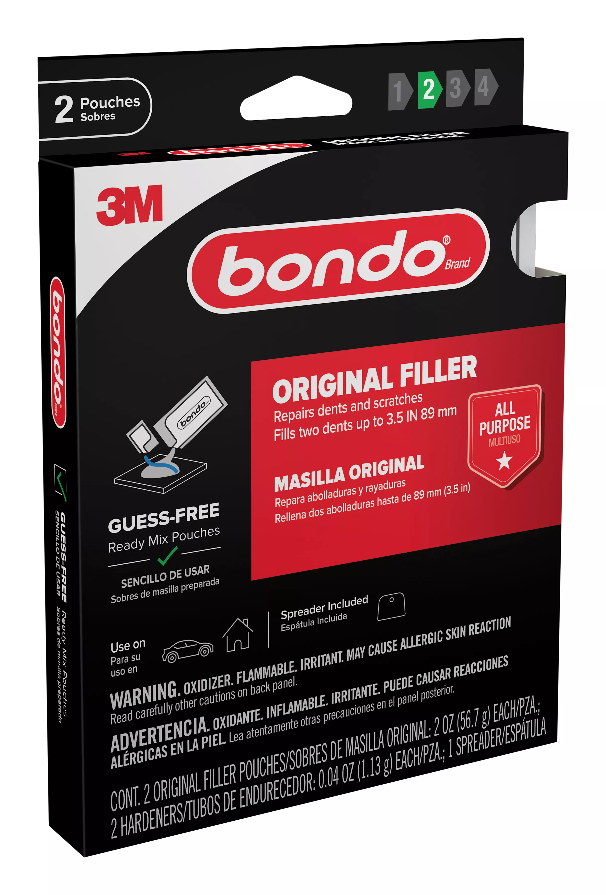 SKU 7100322658 | Bondo® Original Filler OR-2PK-ES