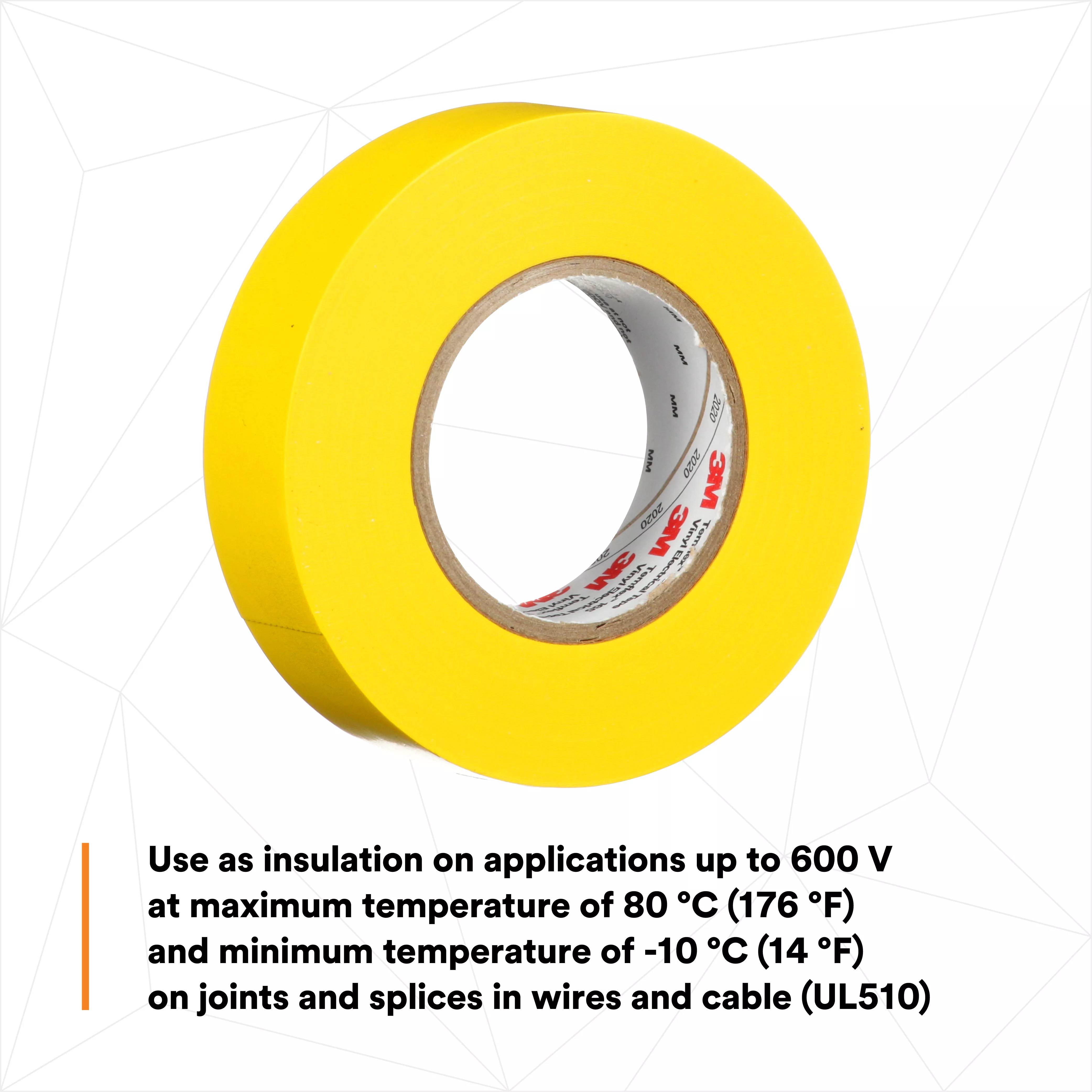 SKU 7100169490 | 3M™ Temflex™ Vinyl Electrical Tape 165