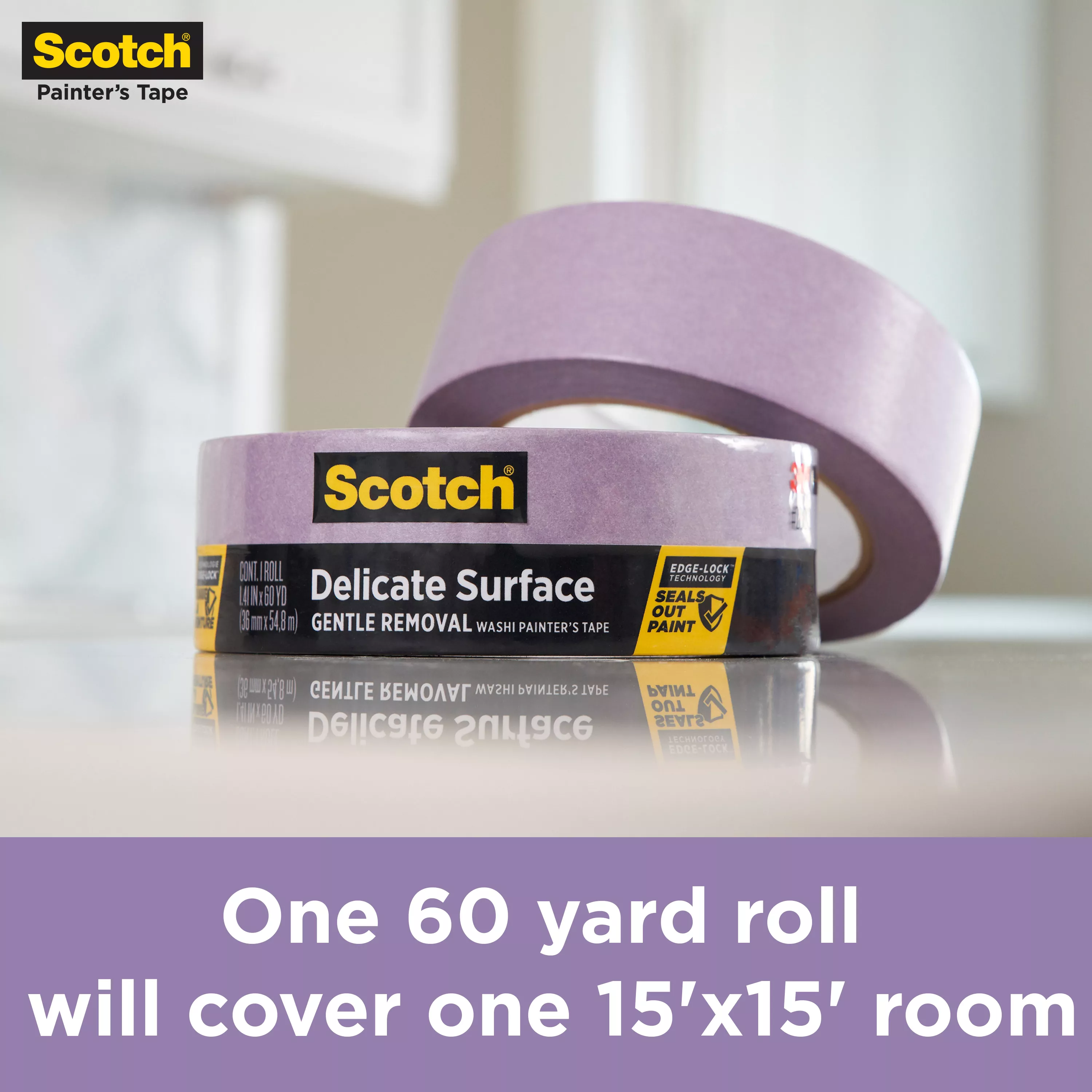 SKU 7100185010 | Scotch® Delicate Surface Painter's Tape 2080-36EC