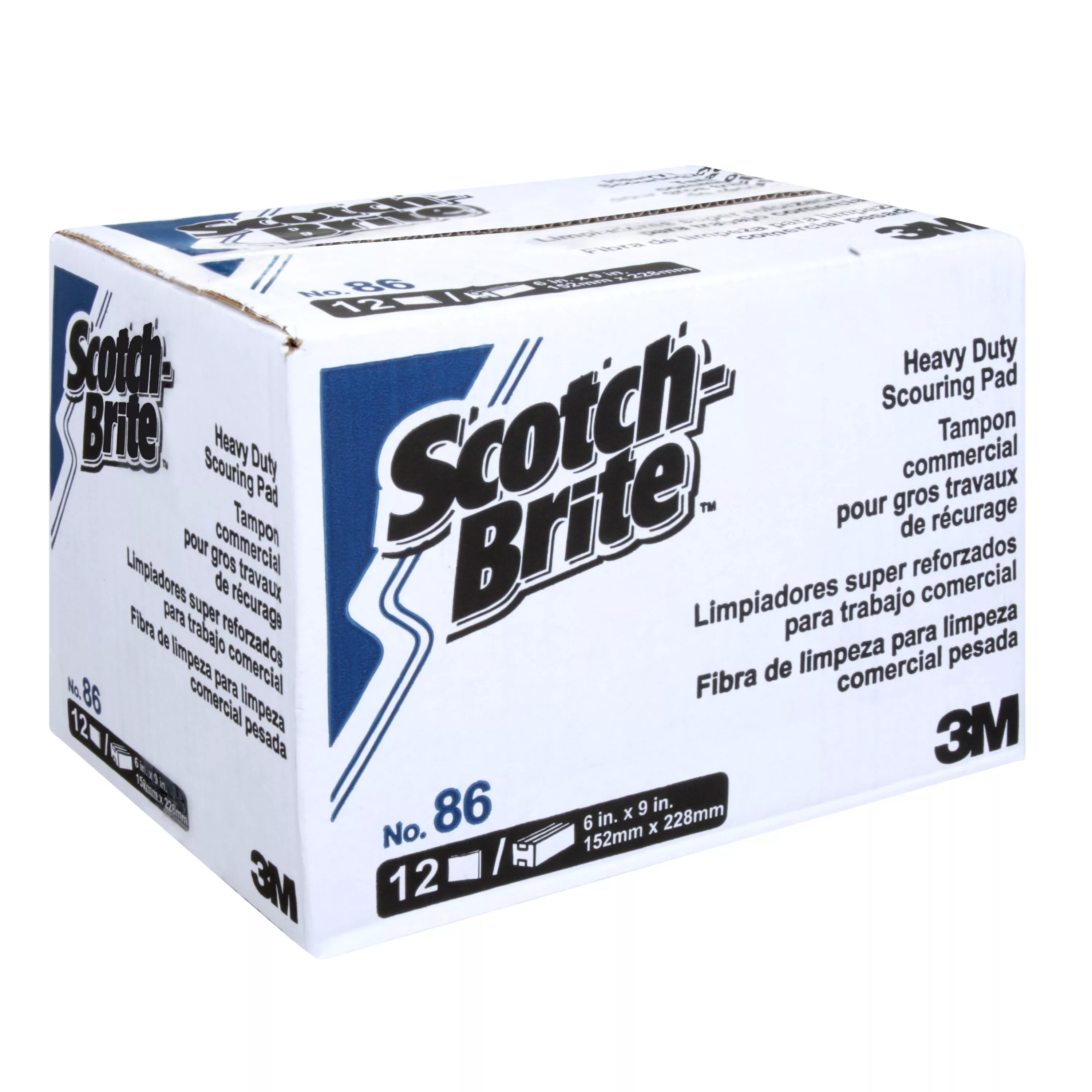 SKU 7000045876 | Scotch-Brite™ Heavy Duty Scour Pad 86