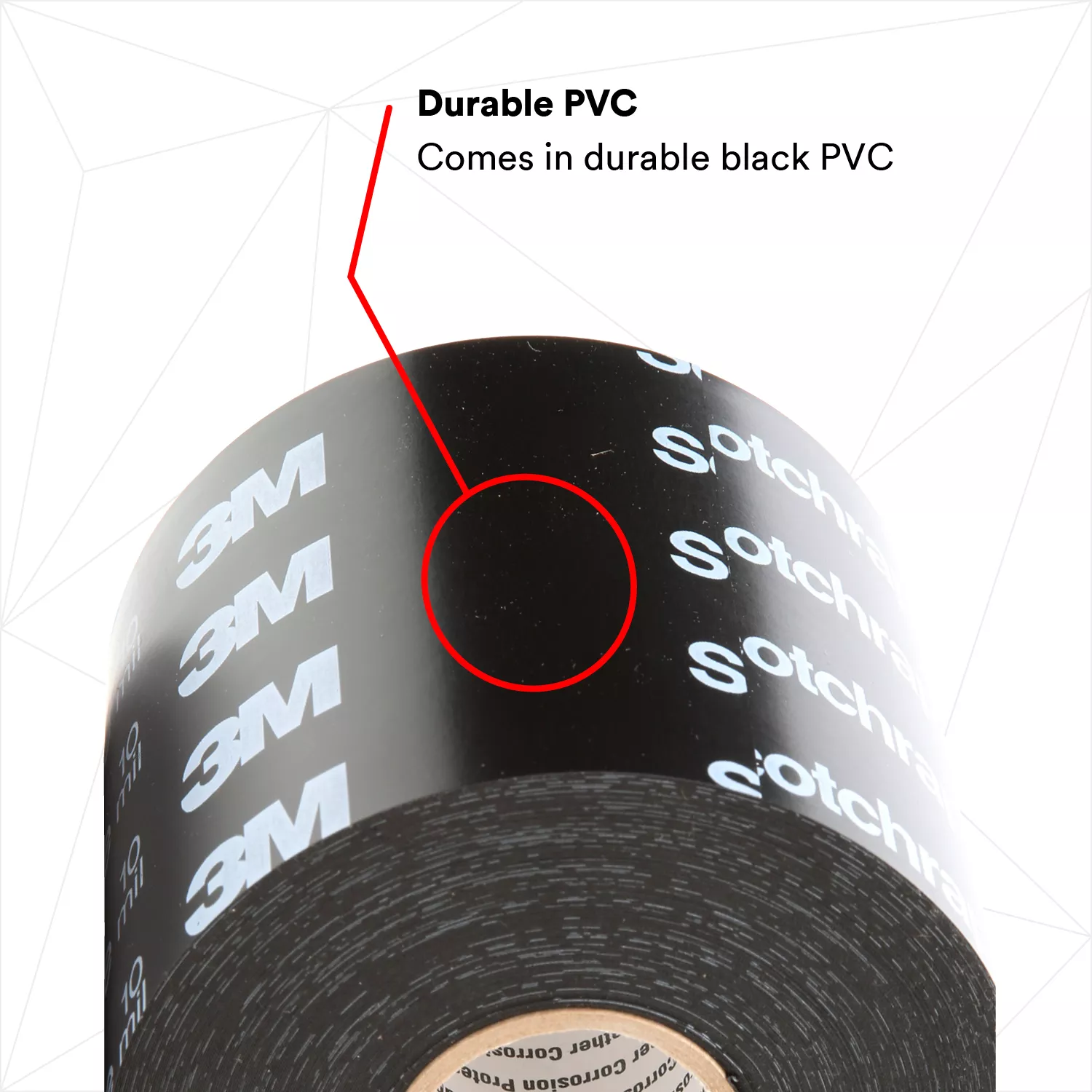 Product Number 50P-4X100FT-K | 3M™ Scotchrap™ Vinyl Corrosion Protection Tape 50