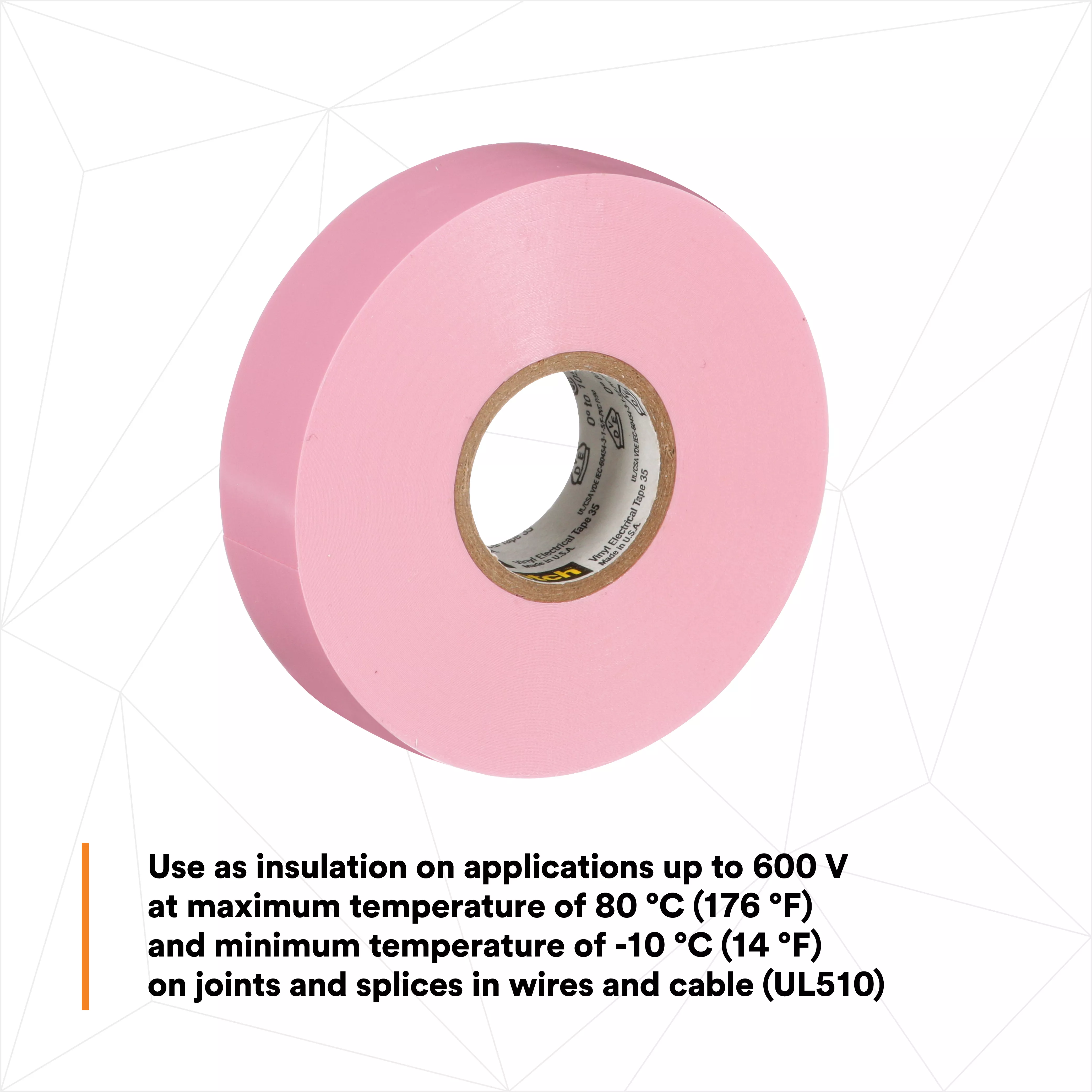 SKU 7010411602 | Scotch® Vinyl Color Coding Electrical Tape 35