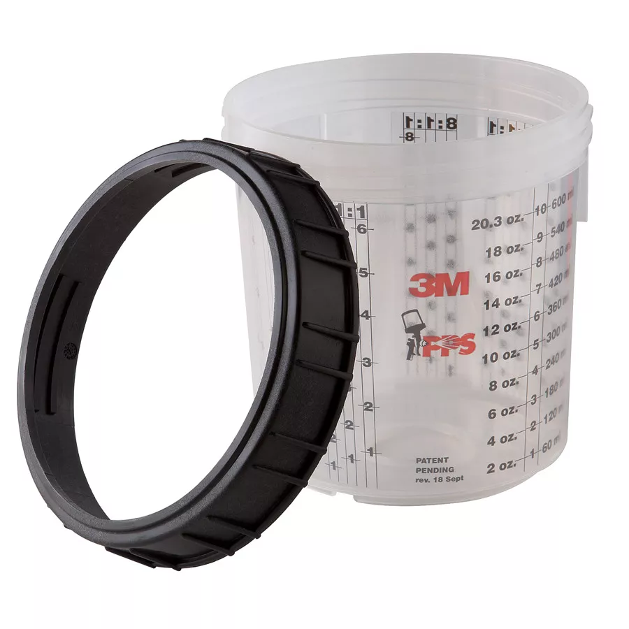 3M™ PPS™ Cup & Collar, 16001, Standard, 2 per carton, 4 cartons per case