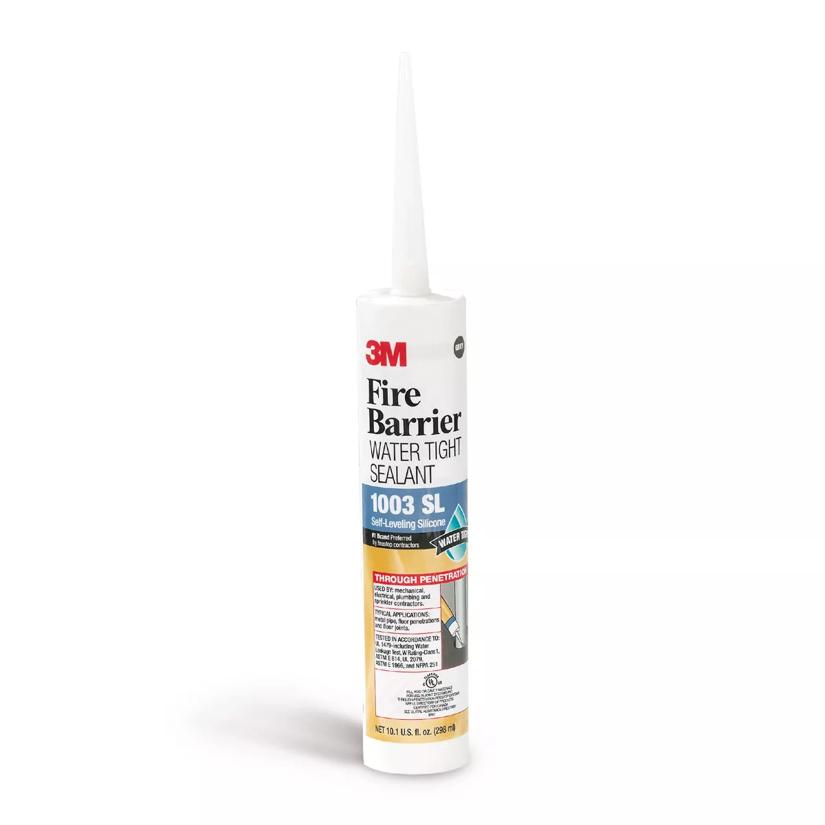 3M™ Fire Barrier Water Tight Sealant 1003 SL, Gray, 10.1 fl oz Cartridge, 12/Case