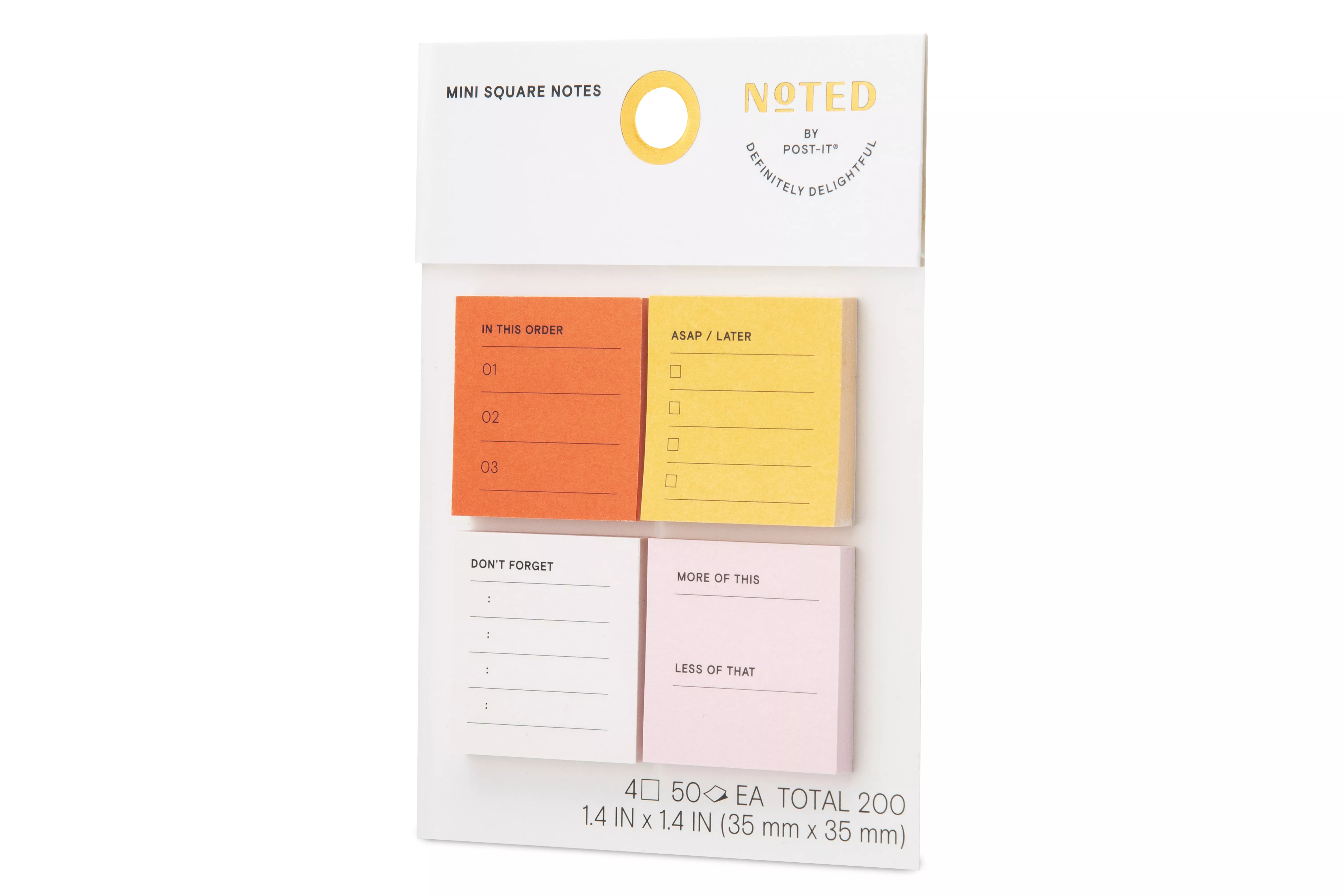 SKU 7100257947 | Post-it® Printed Notes NTD-MINI-TD 