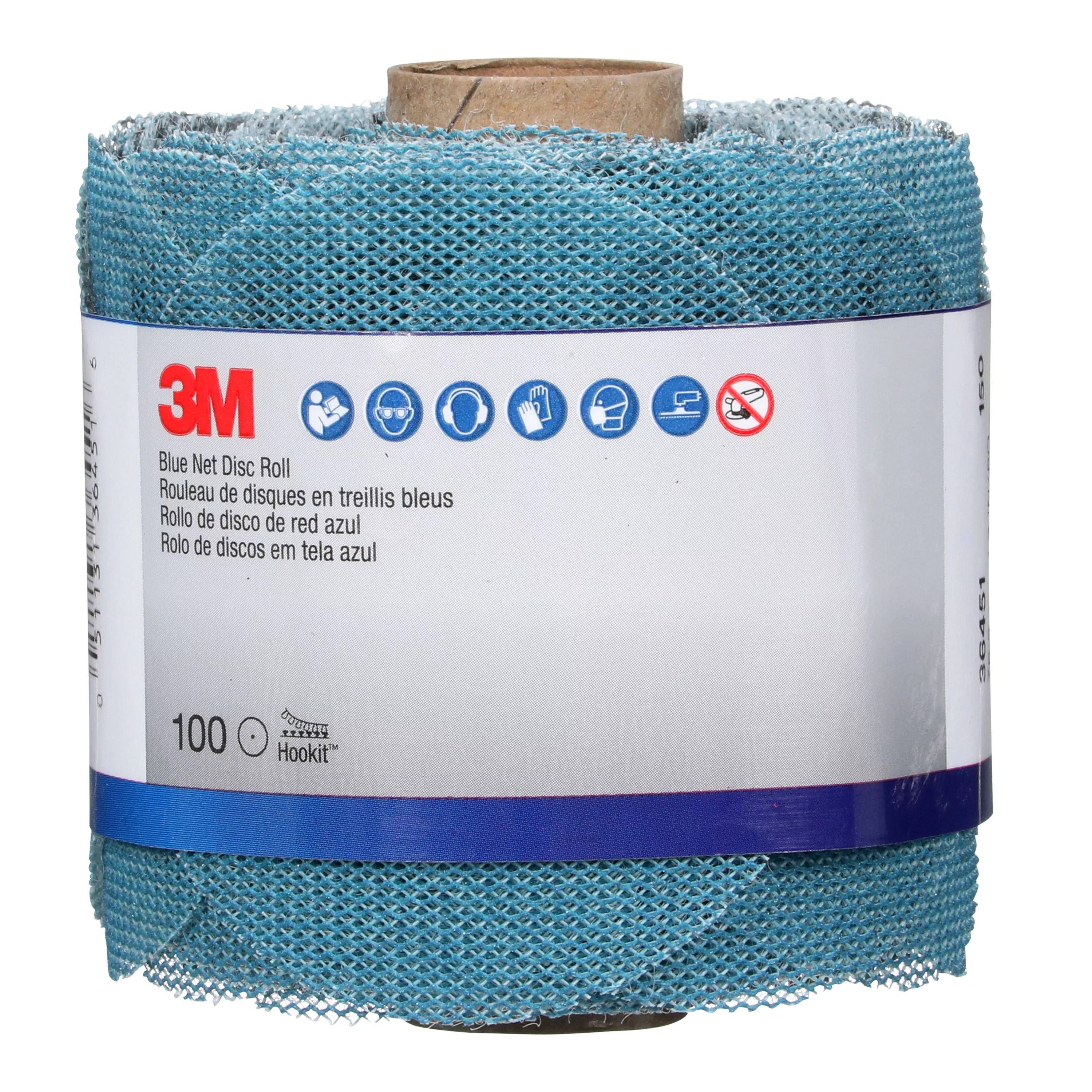 SKU 7100254369 | 3M™ Blue Net Disc Roll 36451