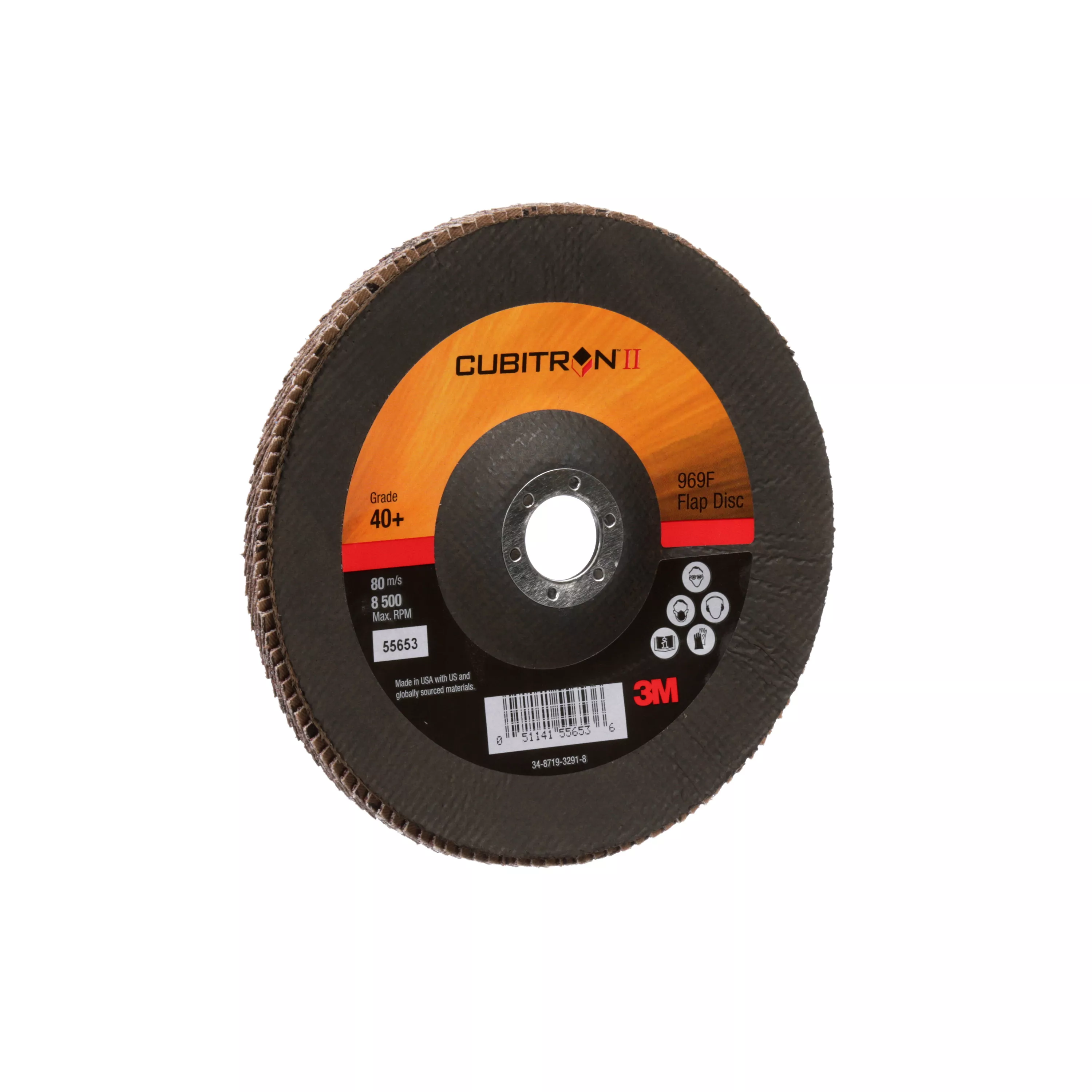 Product Number 967A | 3M™ Cubitron™ II Flap Disc 967A