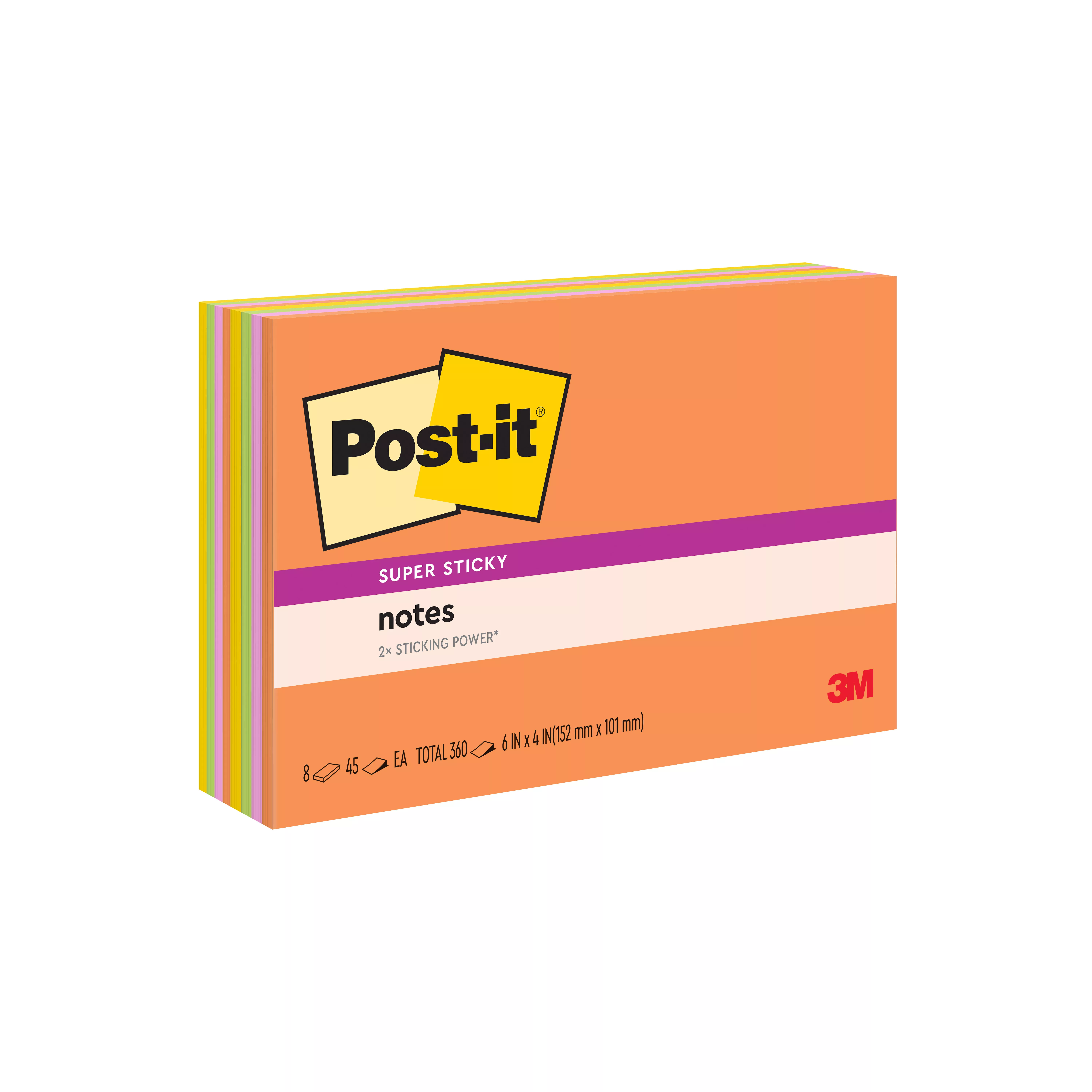 SKU 7100230035 | Post-it® Super Sticky Notes 6445-SSP