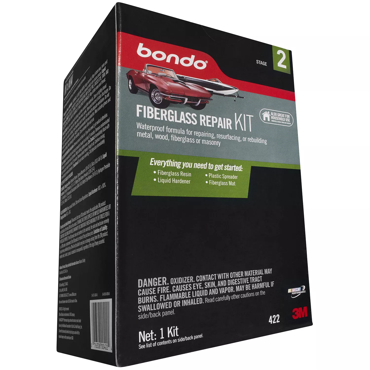 SKU 7010363204 | Bondo® Fiberglass Resin Repair Kit