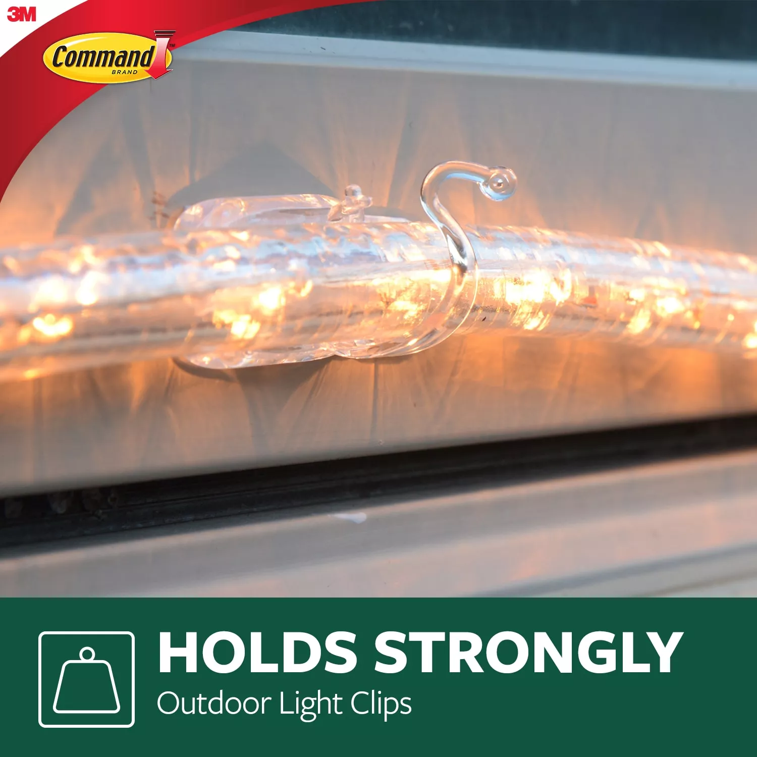 Product Number 17301 | Command™ Outdoor Rope Light Clips 17301CLRAW-ES