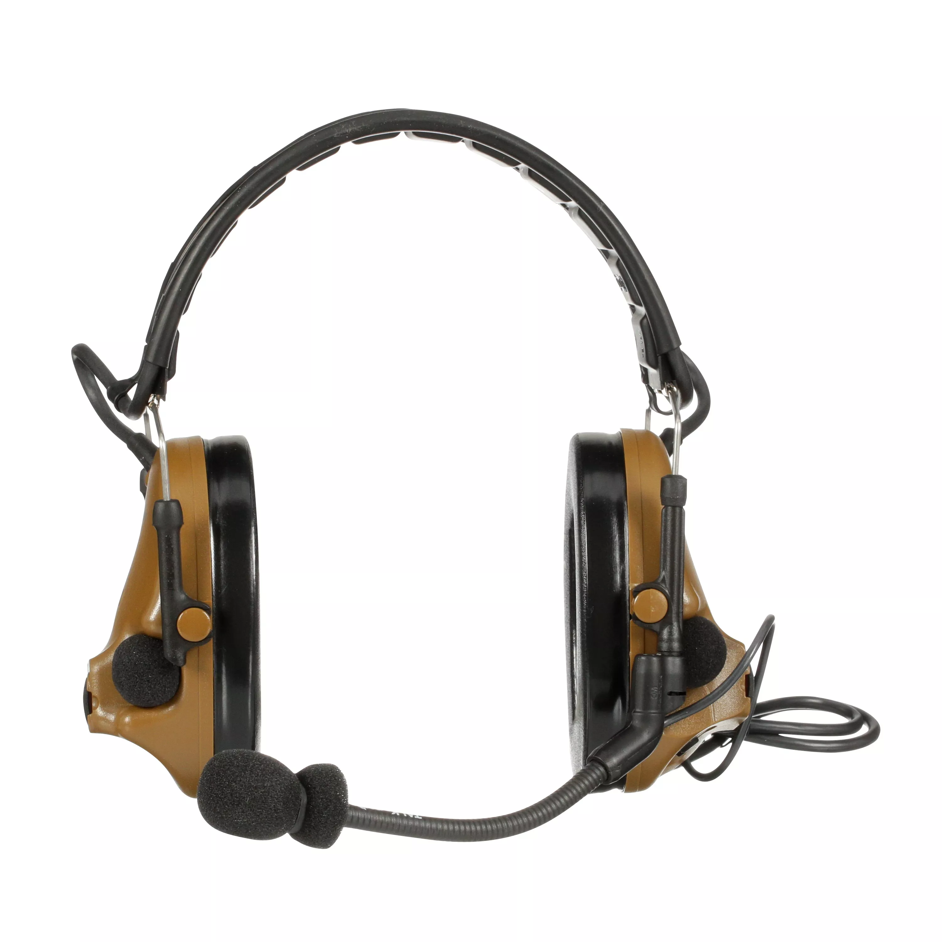 3M™ PELTOR™ ComTac™ V Headset MT20H682FB-47 CY, Foldable, Single Lead, Standard Dynamic Mic, NATO Wiring, Coyote, 10 ea/Case