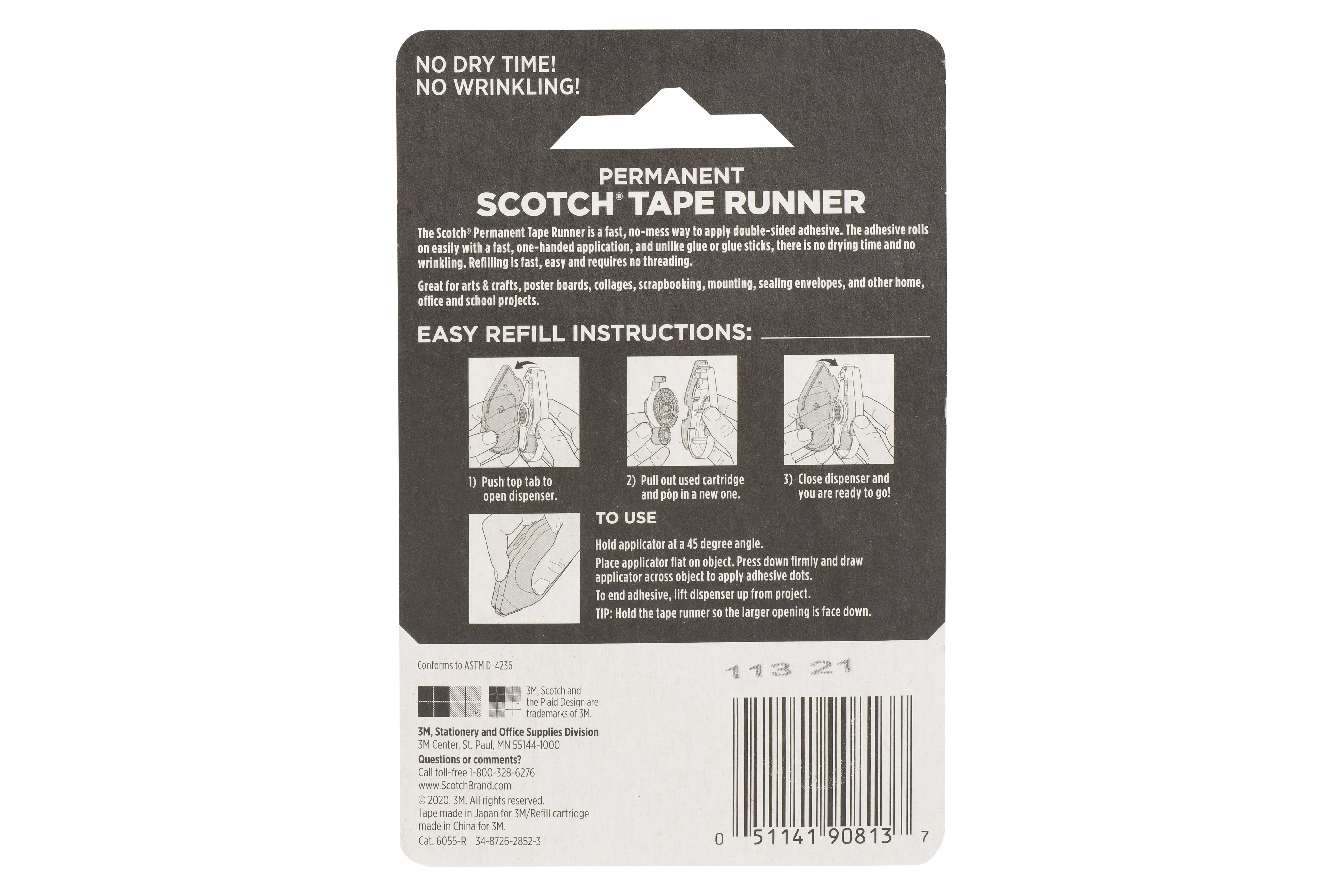 SKU 7100275523 | Scotch® Tape Runner Refill 6055-R