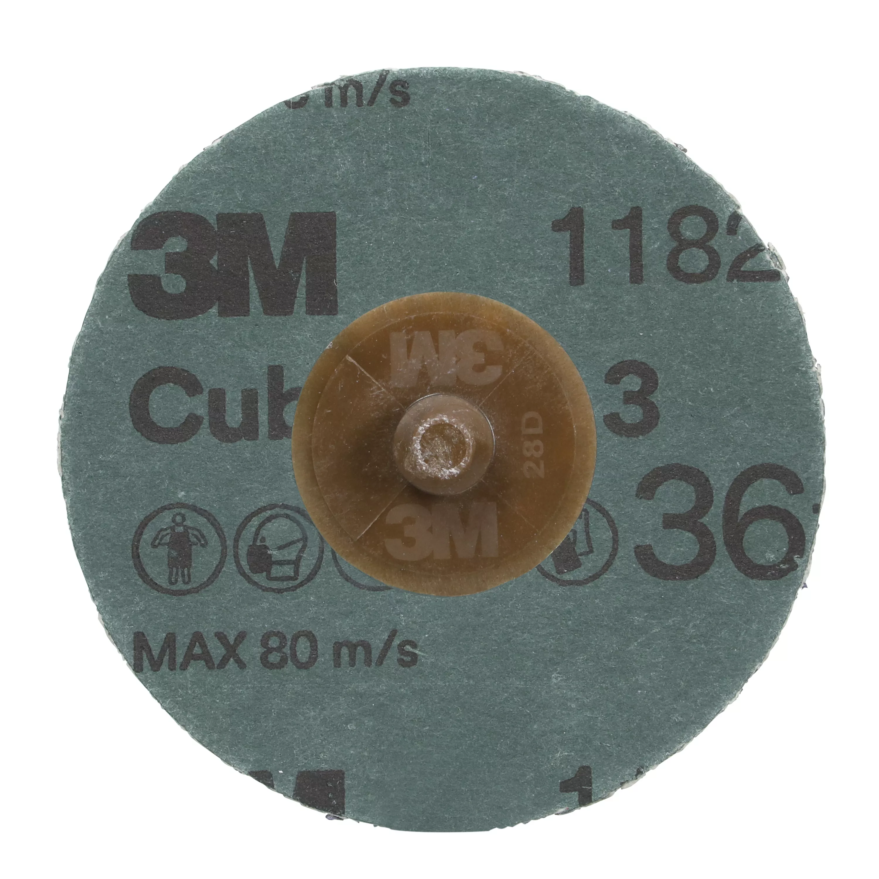 SKU 7100332346 | 3M™ Cubitron™ 3 Roloc™ Fibre Disc 1182C