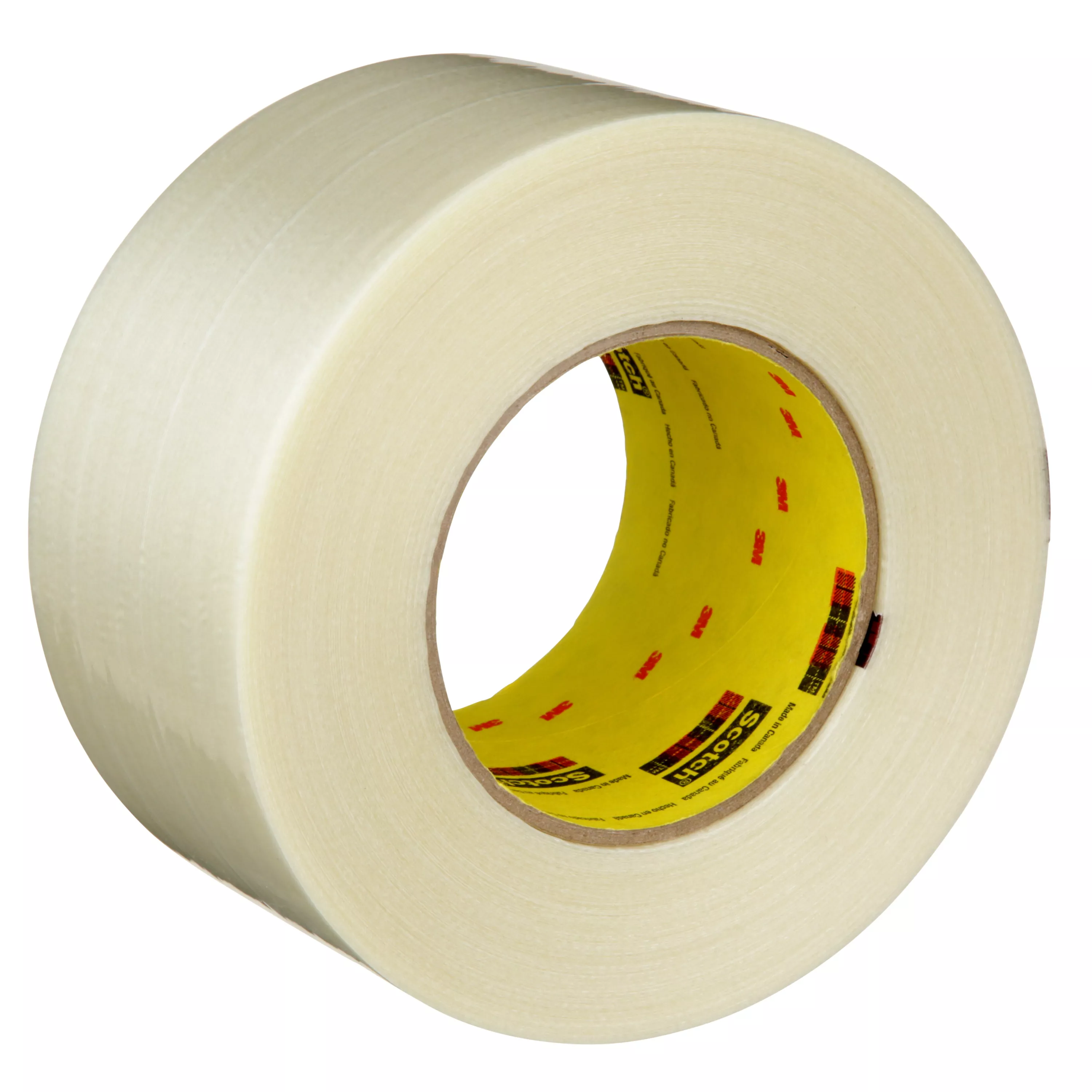 Scotch® Filament Tape 8919MSR, Clear, 72 mm x 55 m, 7 mil, 12 Roll/Case