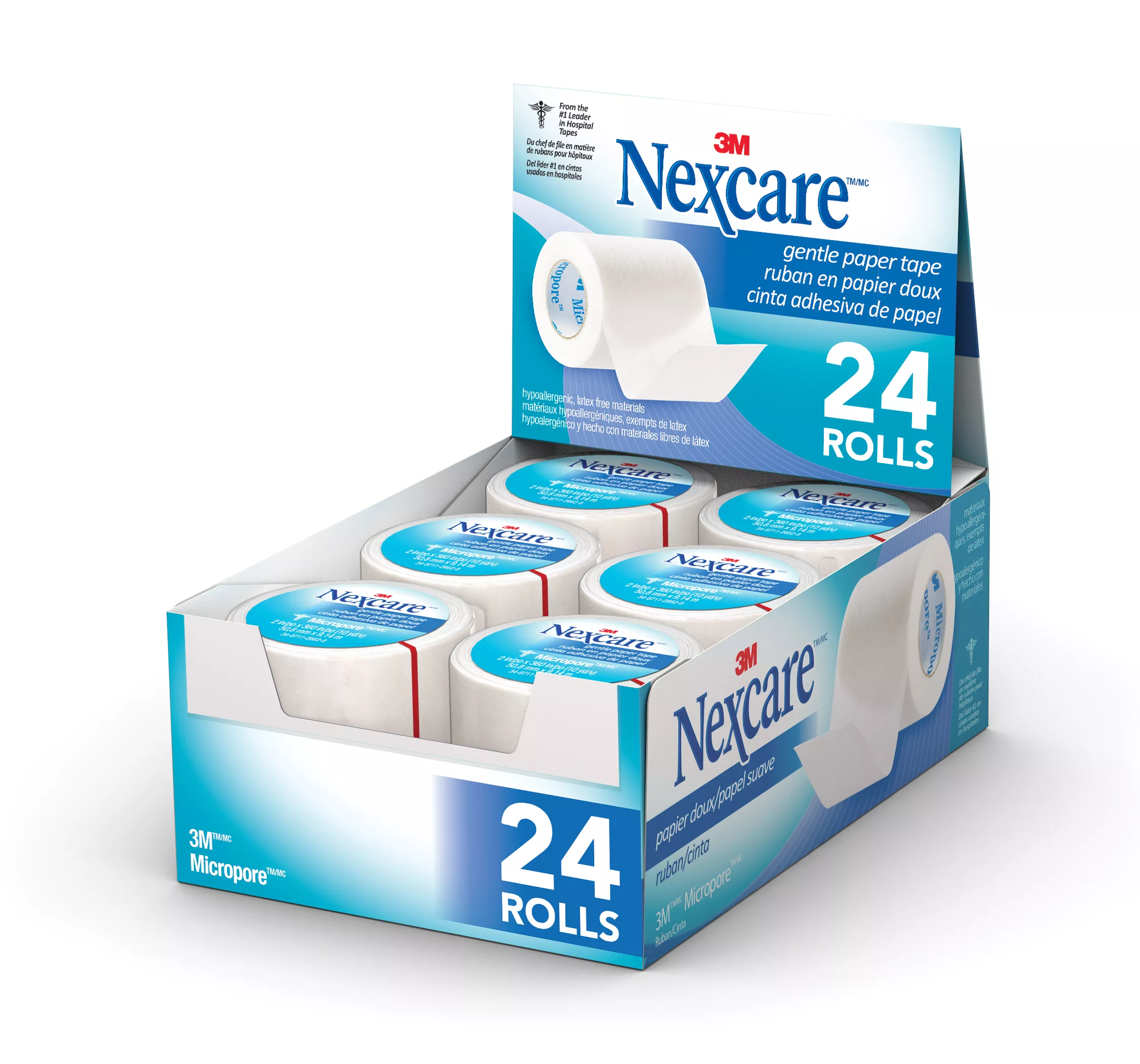 SKU 7000052485 | Nexcare™ Micropore™ Paper First Aid Tape