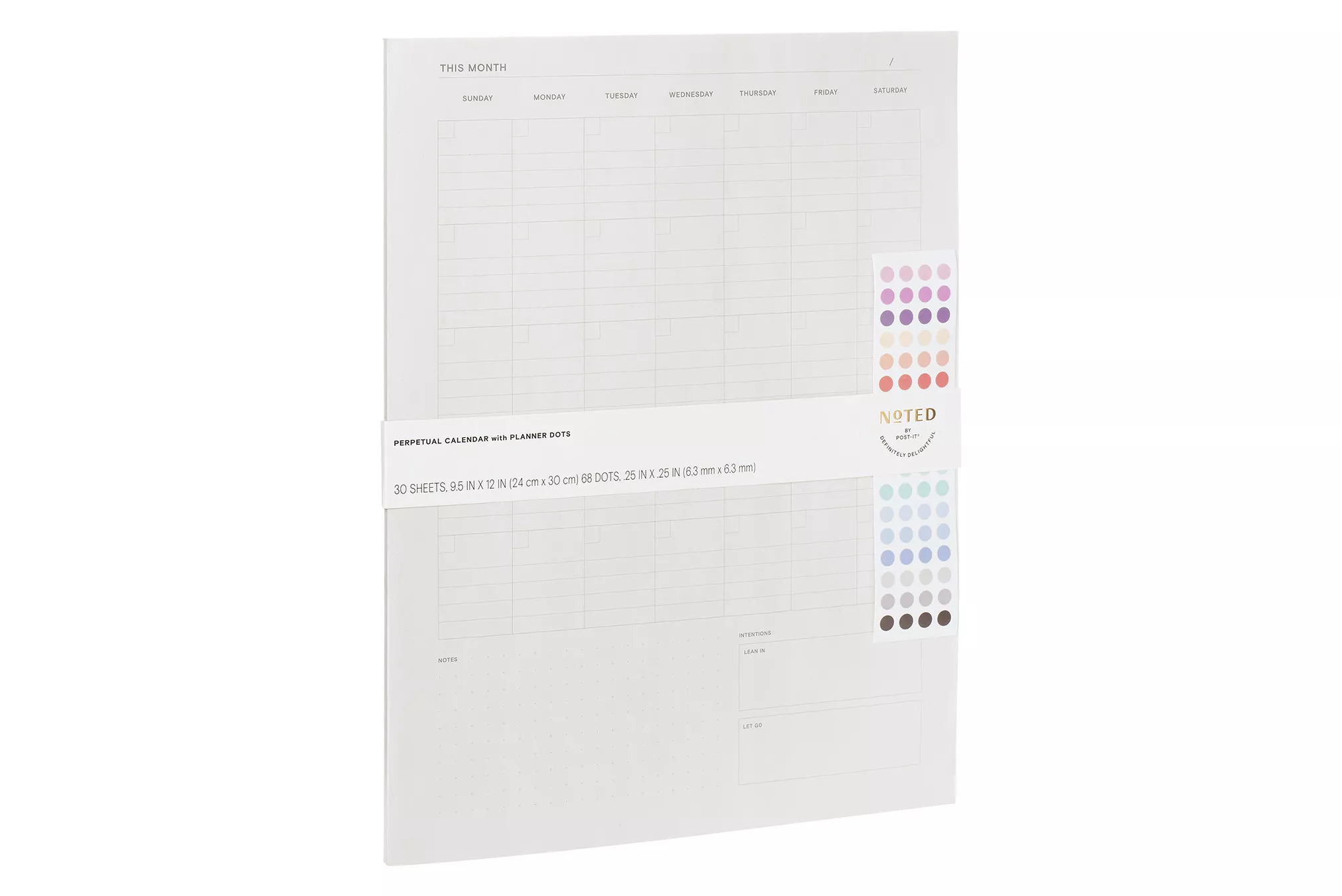 SKU 7100235074 | Post-it® Planner Dots NTD-CALDOT-GY