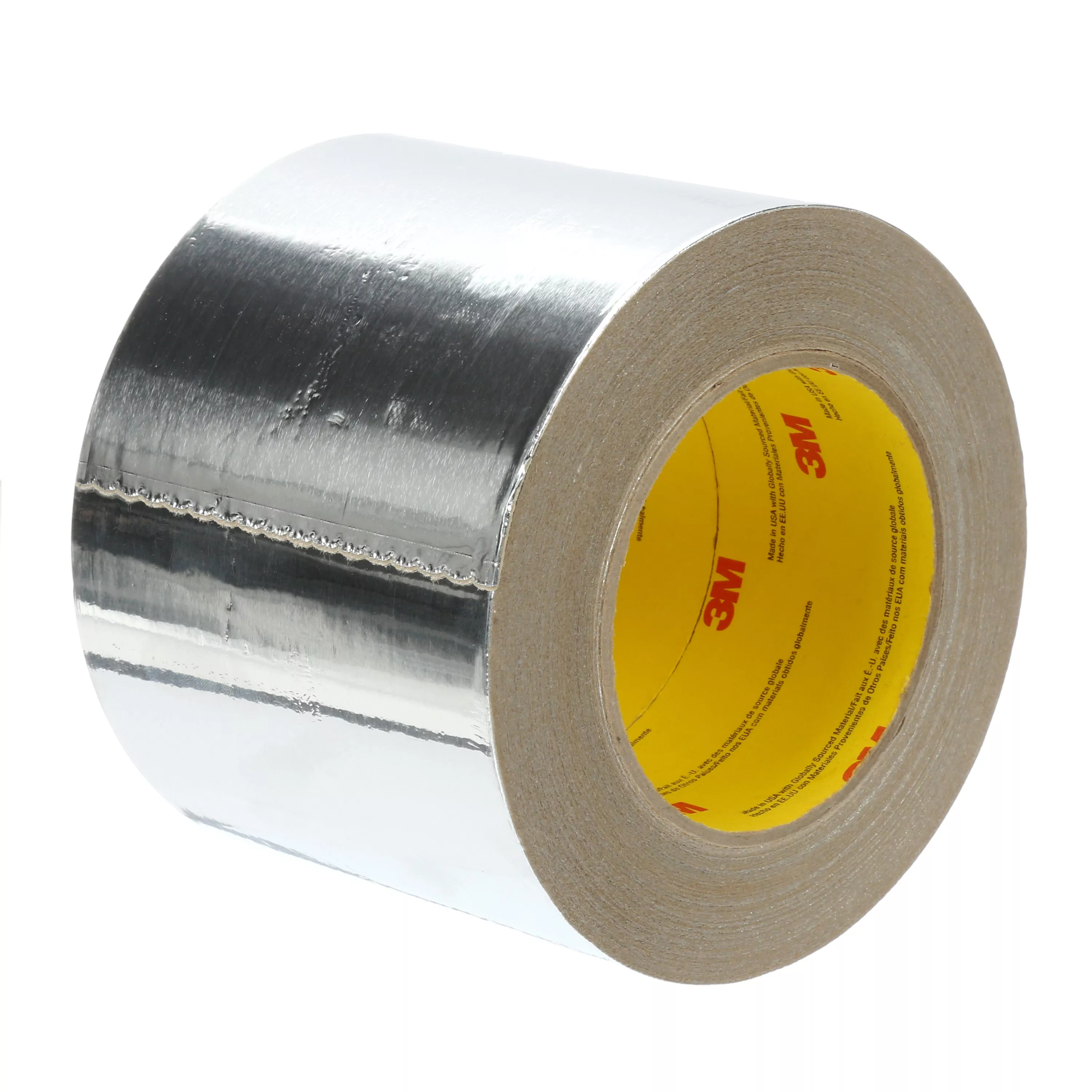 3M™ Venture Tape™ Aluminum Foil Tape 1520CW, Silver, 99 mm x 45.7 m, 3.2 mil, 12 Rolls/Case