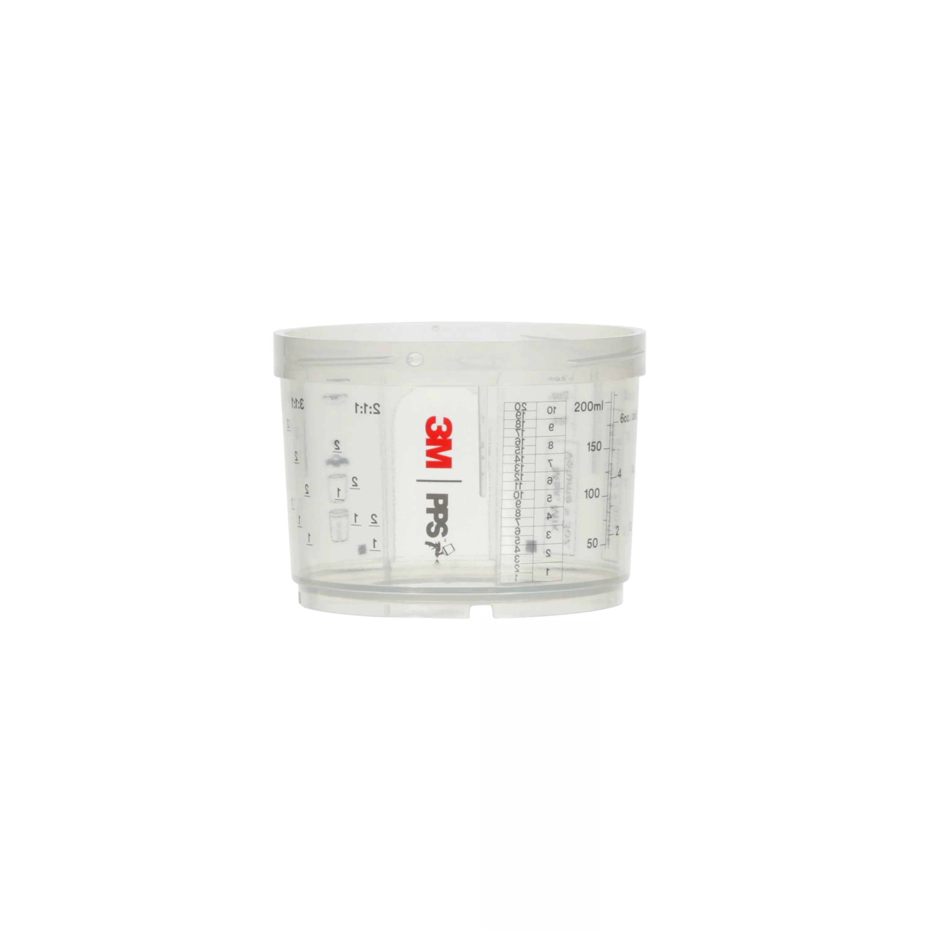 3M™ PPS™ Series 2.0 Cup 26115, Mini (6.8 fl oz, 200 mL), 2 Cups/Carton, 4 Cartons/Case